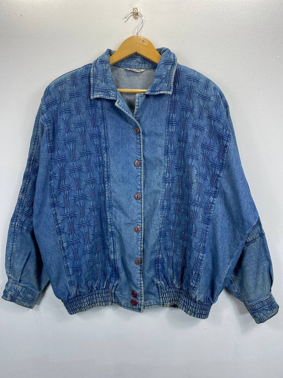 Japanese Brand japanese brand baggy denim jacket nice design Size US XXL / EU 58 / 5 - 1 Thumbnail