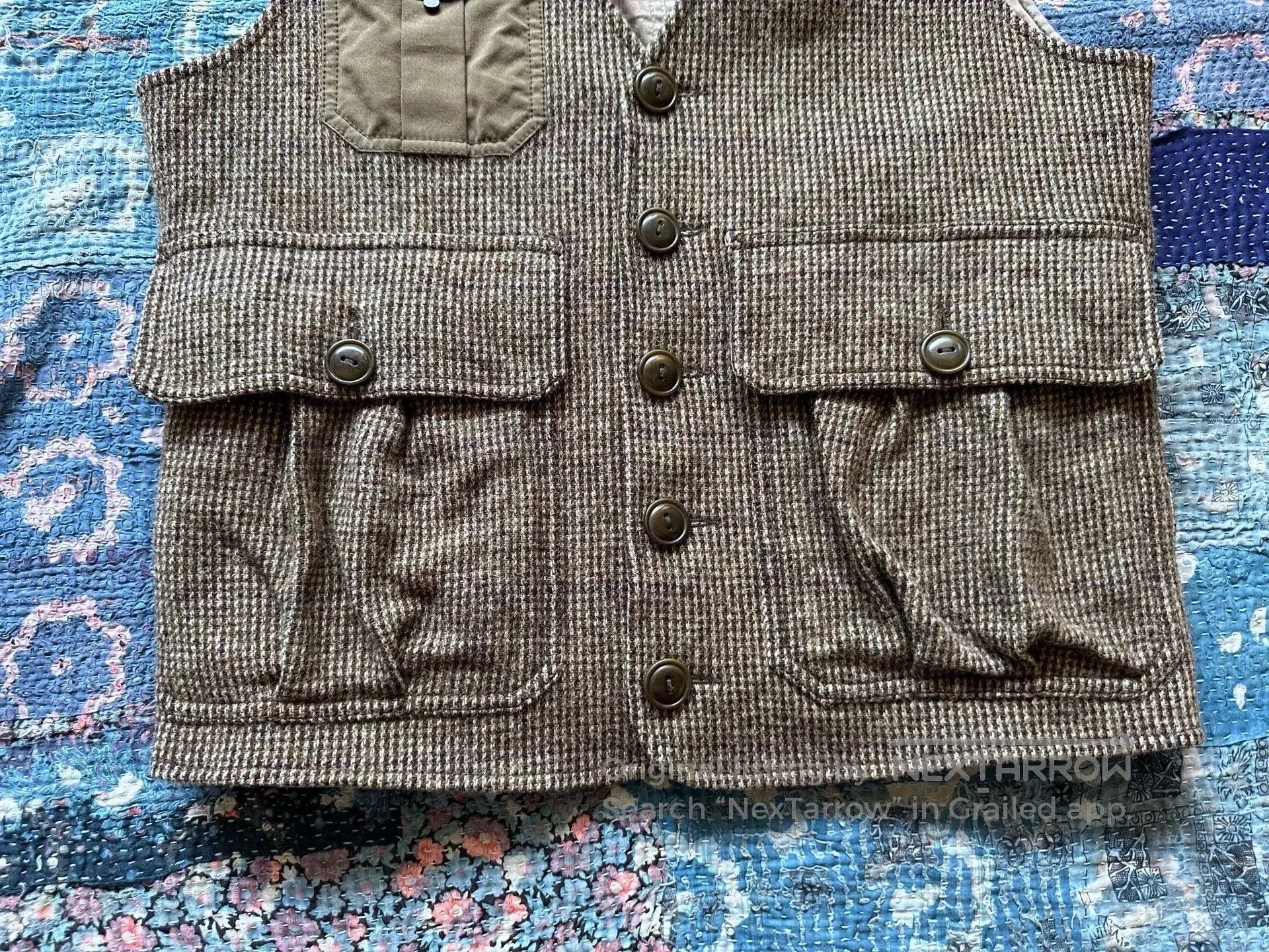 RRL Ralph Lauren Rugby RL RRL Wool Blend Vest. Size US S / EU 44-46 / 1 - 4 Thumbnail
