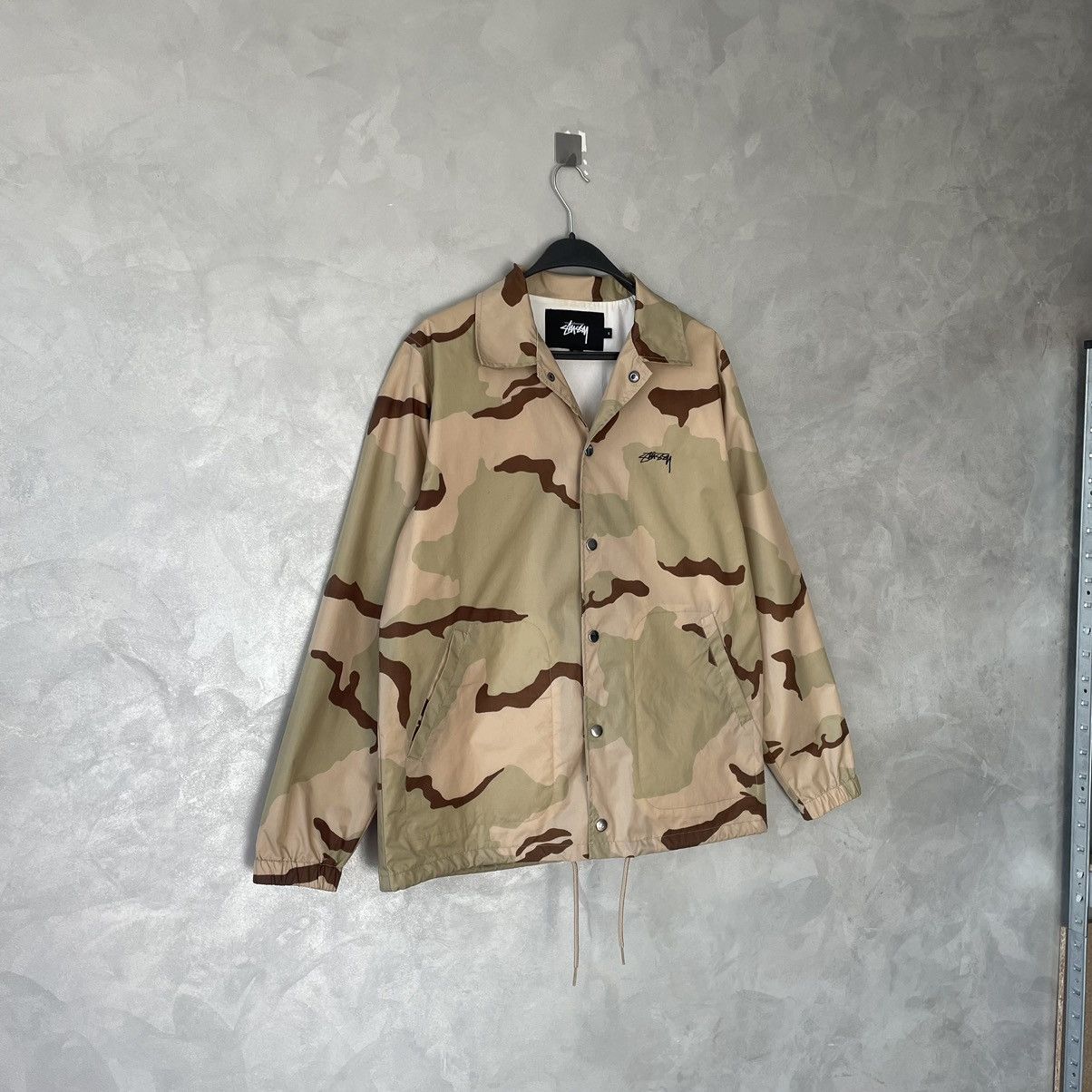 Stussy Rare Stussy Double Side Logo Nylon Camo Coach Jacket Size US M / EU 48-50 / 2 - 2 Thumbnail