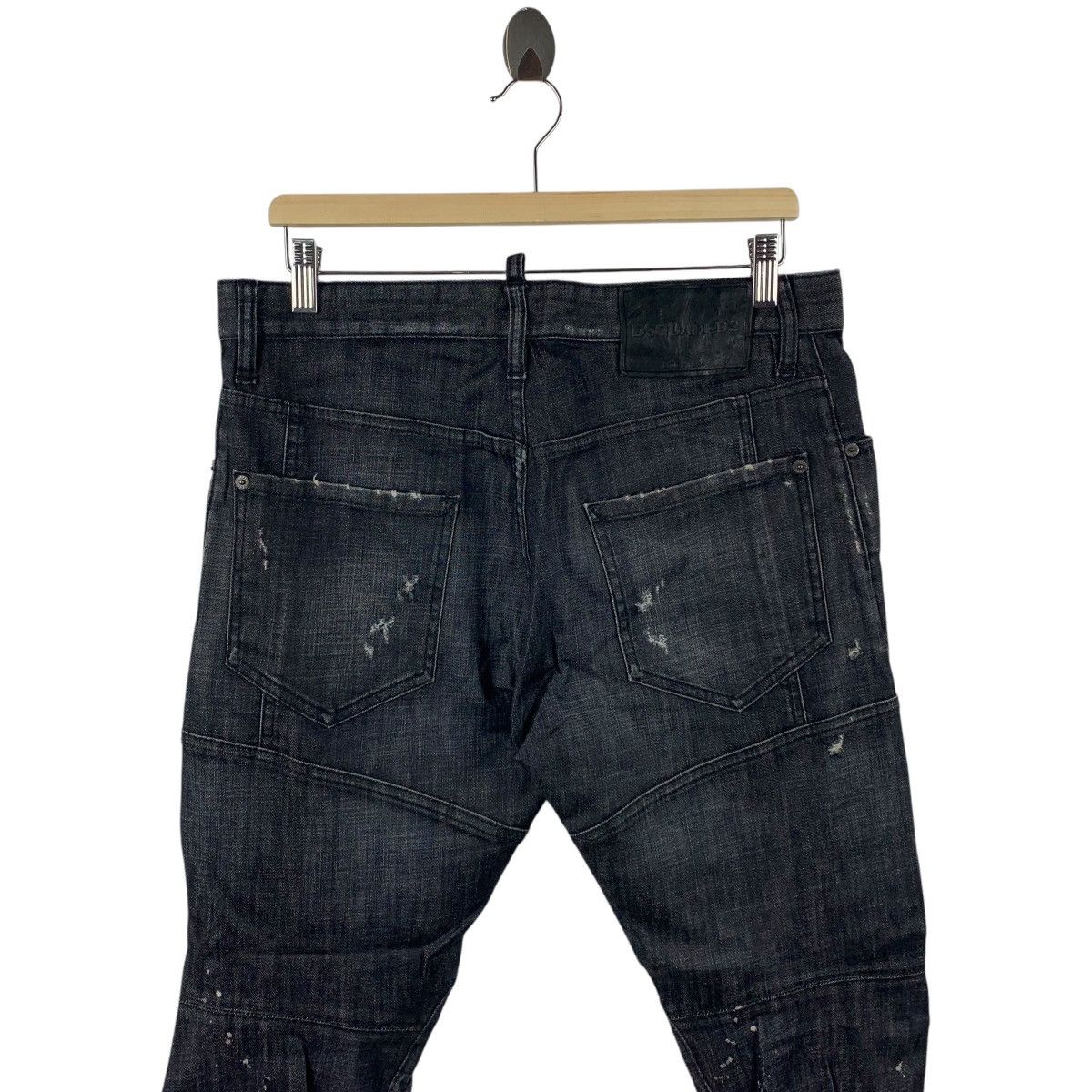 Dsquared2 × Japanese Brand DSQUARED2 distressed biker jeans pants Size US 34 / EU 50 - 15 Thumbnail