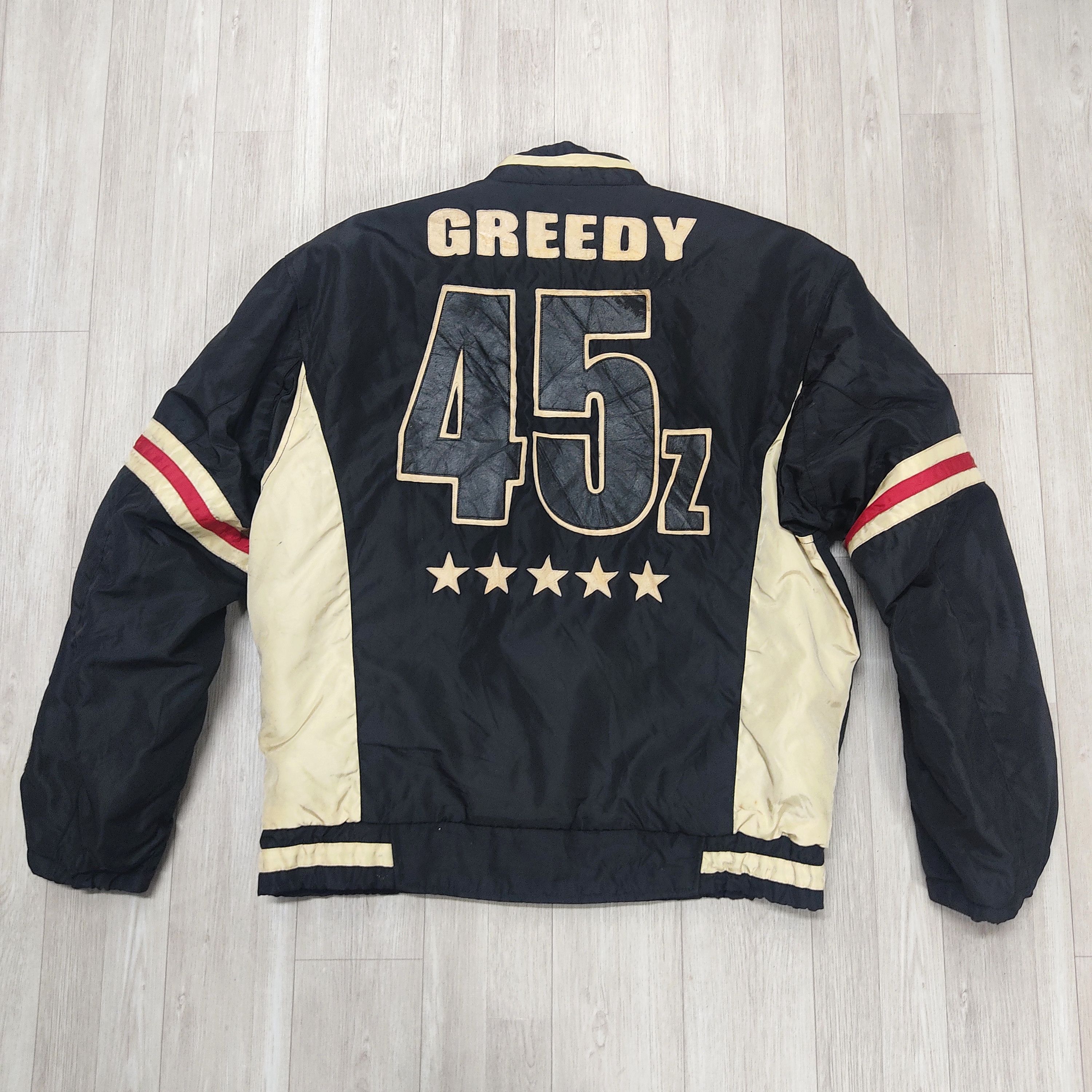 Gear for Sports Greedy 45 Z Patch Bomber Jacket- Sleek Black Racing Edition Size US M / EU 48-50 / 2 - 9 Thumbnail