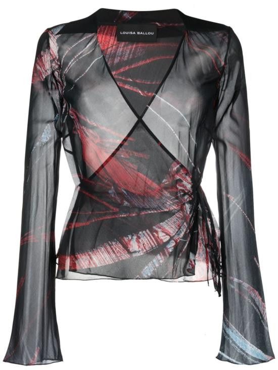 Louisa Ballou LOUISA BALLOU Women Shirts 113007 1007 Black Size S / US 4 / IT 40 - 1 Thumbnail