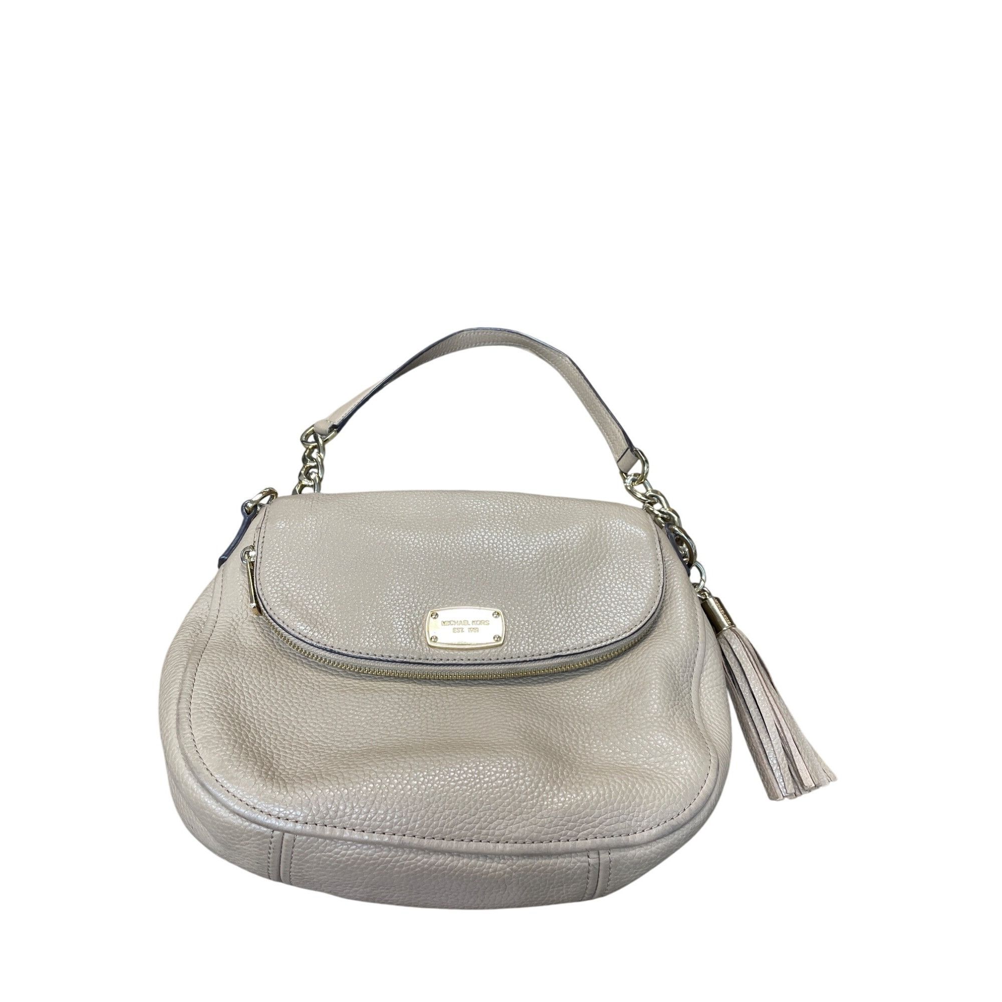 Michael Kors Michael Kors Bedford Flap wms beige leather pebbled shoulder Size ONE SIZE - 1 Thumbnail
