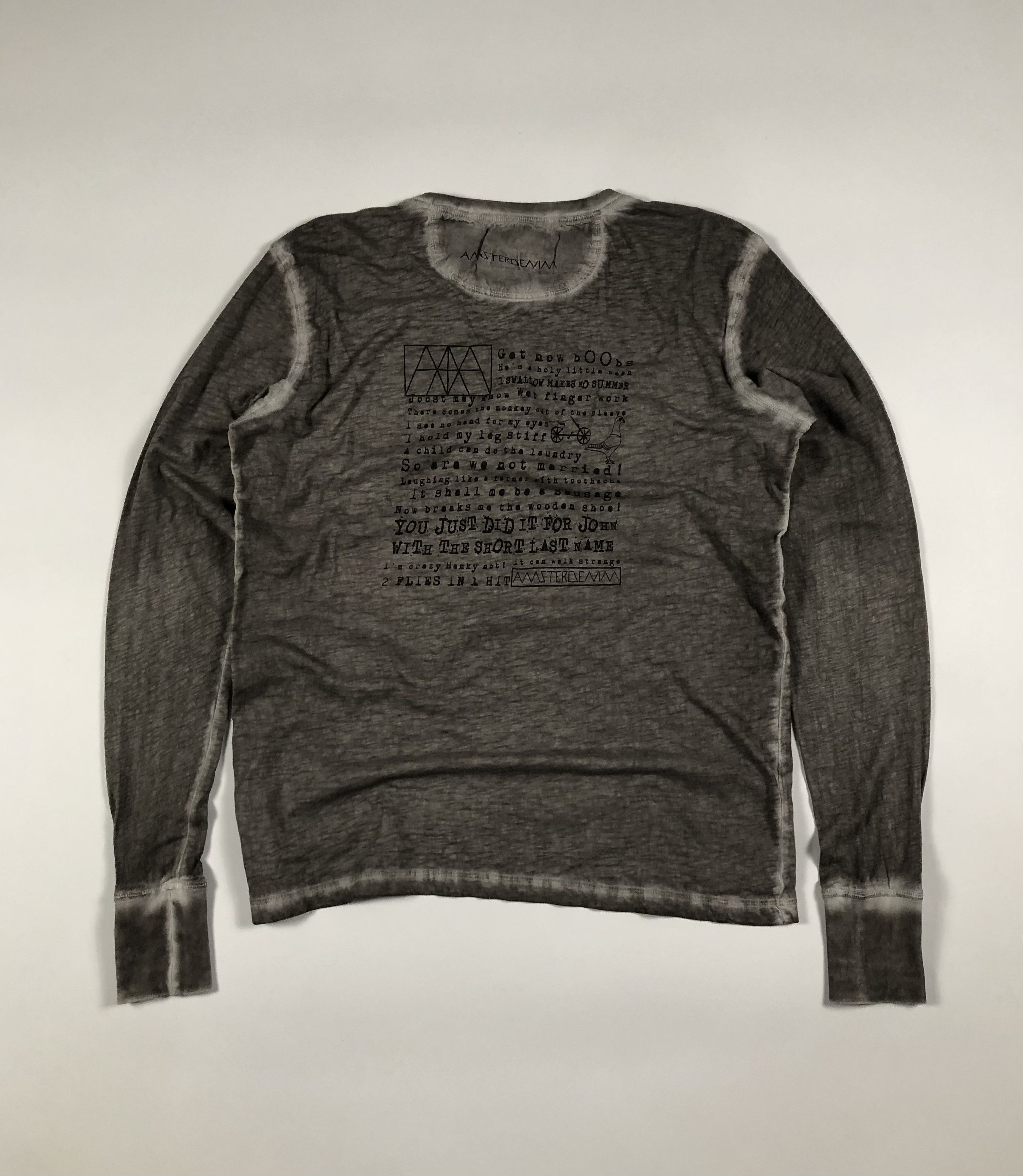 Other Amsterdenim Garment Dyed Cotton Longsleeve Size US XL / EU 56 / 4 - 5 Thumbnail