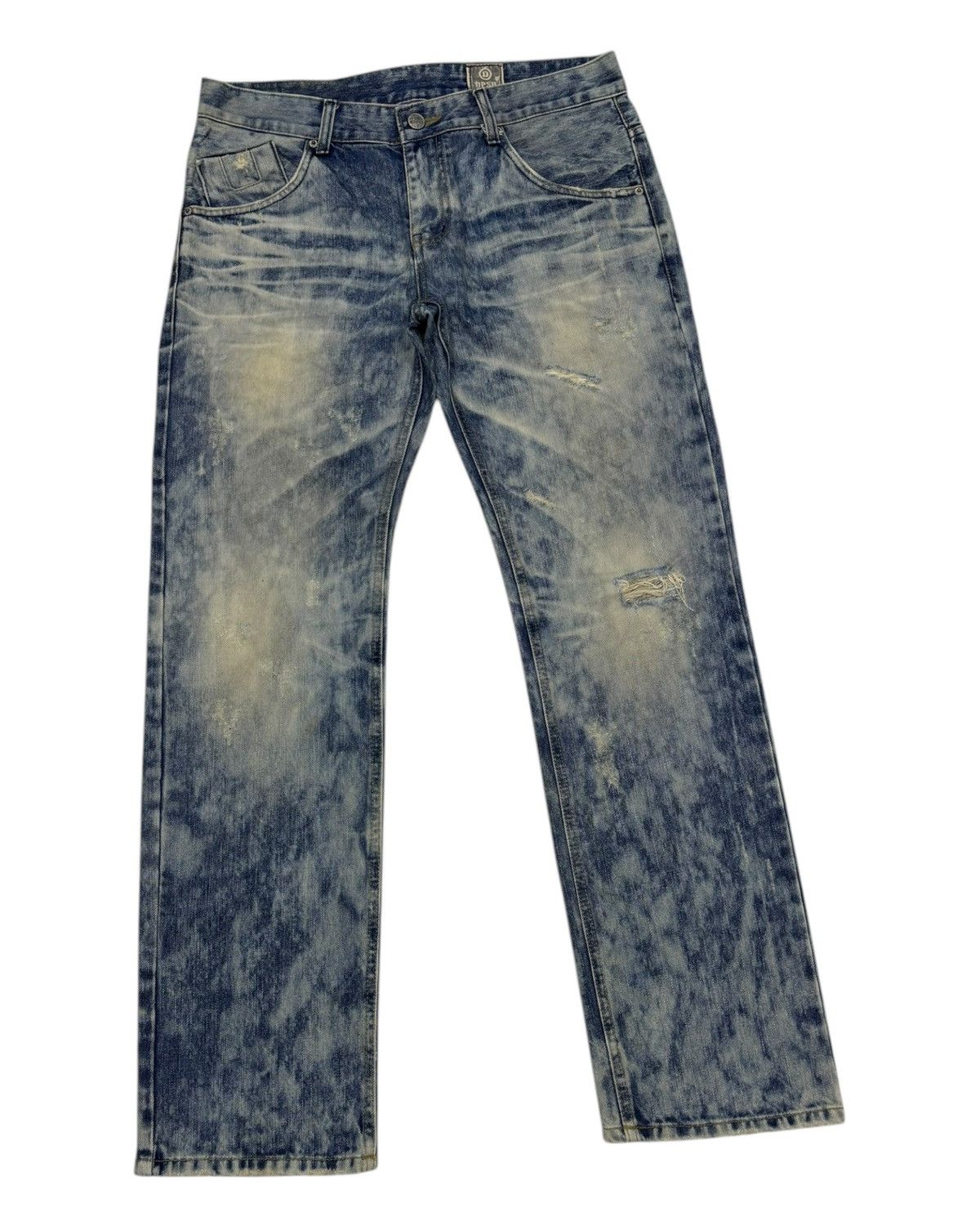 Prps VINTAGE DPSR DISTRESSED DENIM JEANS PUNK STYLE Size US 35 - 3 Thumbnail