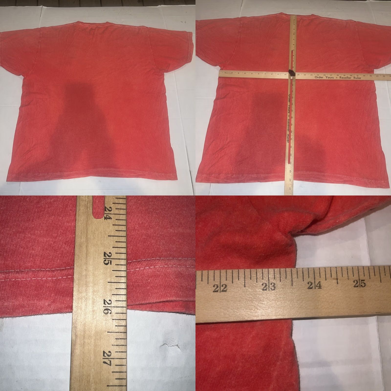 Sanders VINTAGE KFC Shirt Embroidered Colonel Sanders Red Cotton Knit Short Sleeve Crew Neck Large Mens Classic USA 80s 90s Size US L / EU 52-54 / 3 - 8 Thumbnail
