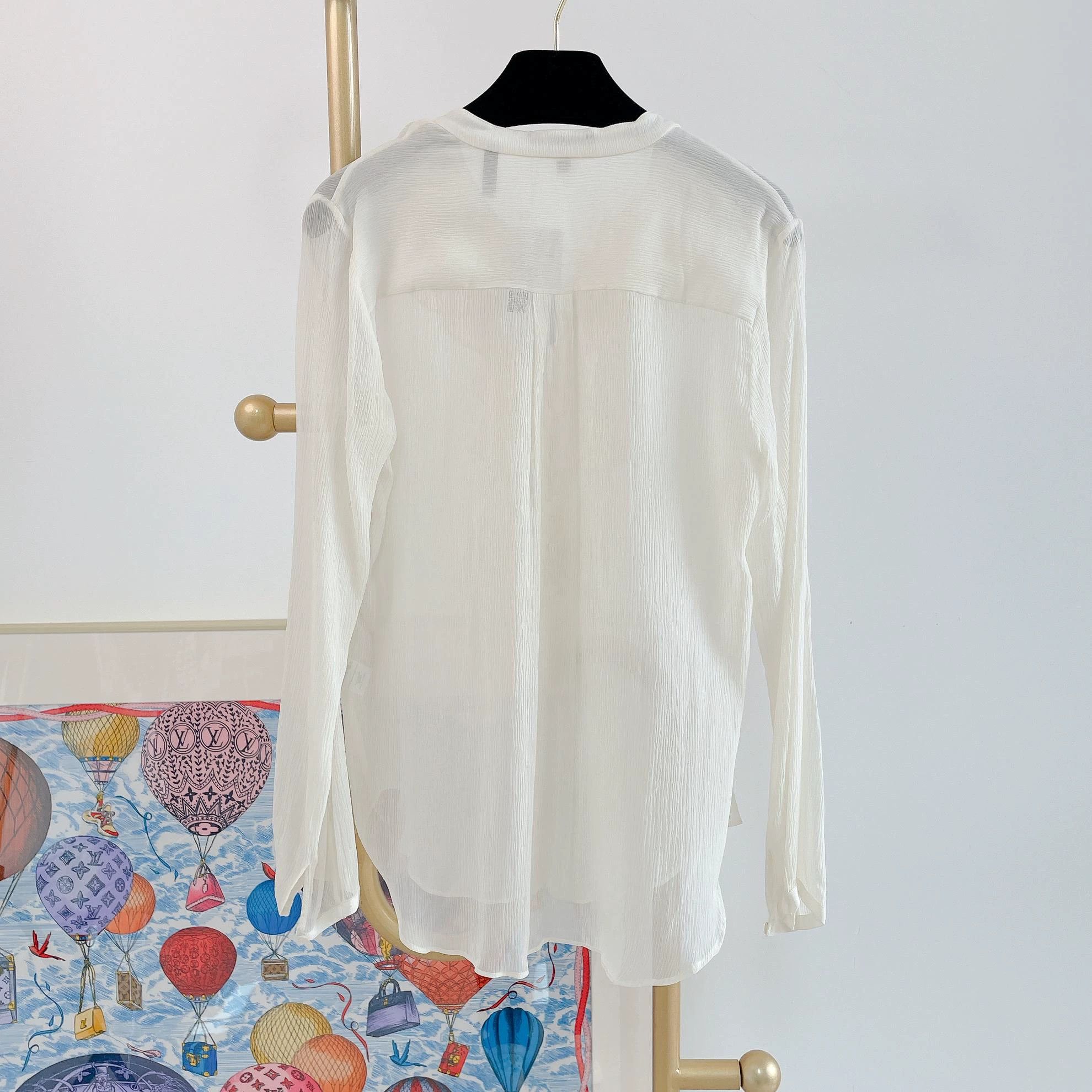 Theory Theory Ivory Shirt P Size XS / US 0-2 / IT 36-38 - 2 Thumbnail
