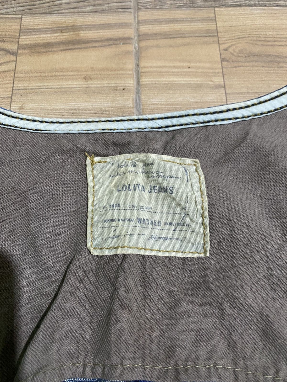 Japanese Brand LOLITA VEST DENIM Size S / US 4 / IT 40 - 6 Thumbnail