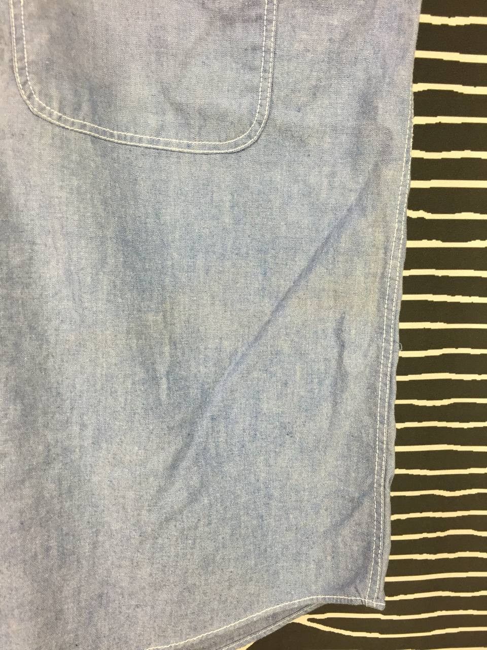 Budweiser Vtg 90s Budweiser Chambray Workwear Button Up Shirt Size US M / EU 48-50 / 2 - 8 Thumbnail