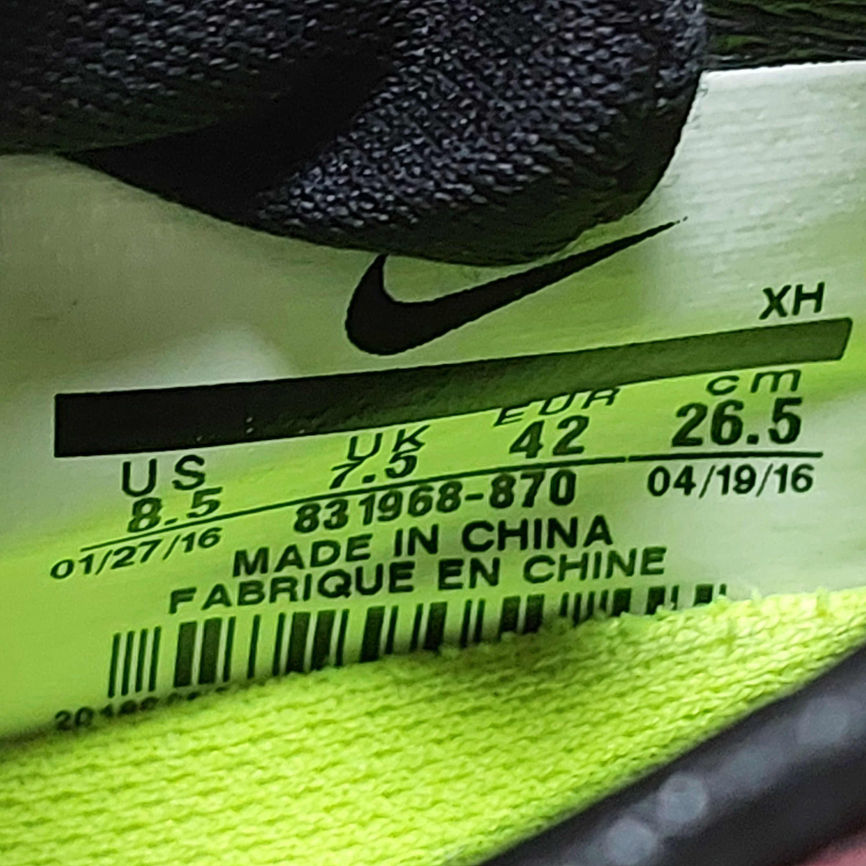 Nike MercurialX Victory VI TF Turf 831968-870 US8.5 UK7.5 26.5CM Size US 8.5 / EU 41-42 - 13 Thumbnail