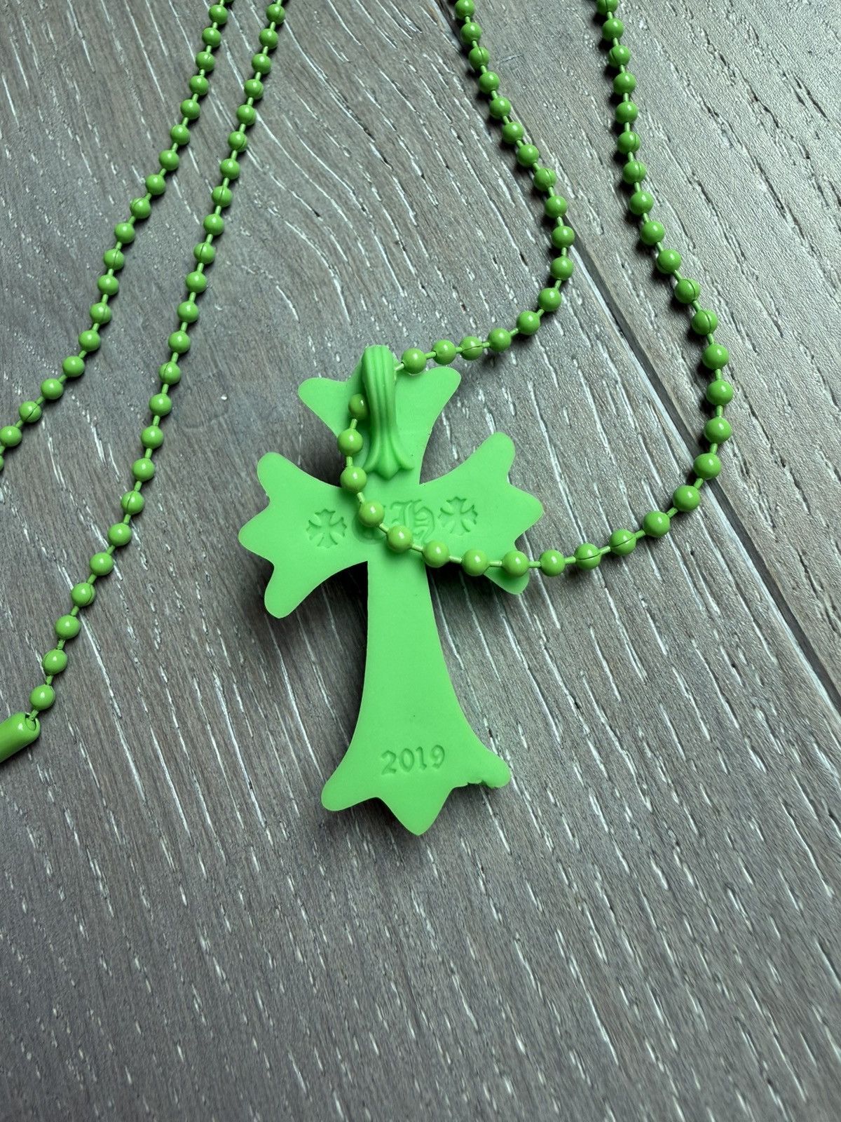 Chrome Hearts Chrome Hearts Silichrome Cross Necklace Size ONE SIZE - 4 Thumbnail