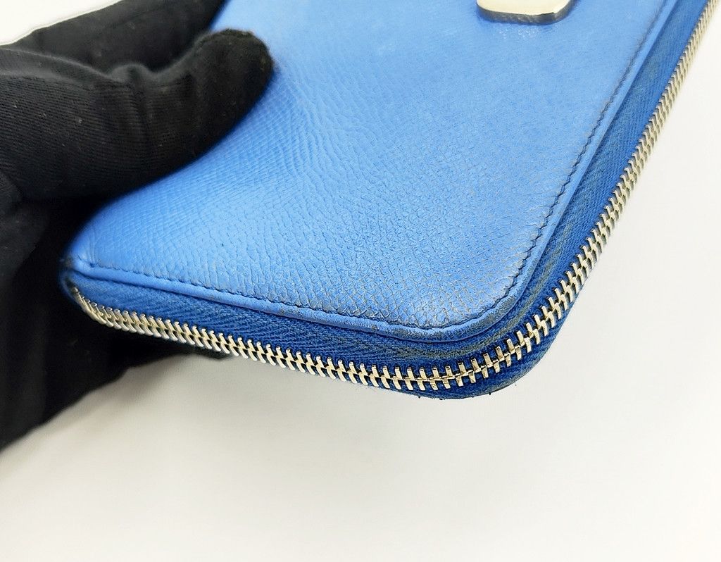 Tod's TOD'S zip around blue leather long wallet Size ONE SIZE - 10 Thumbnail