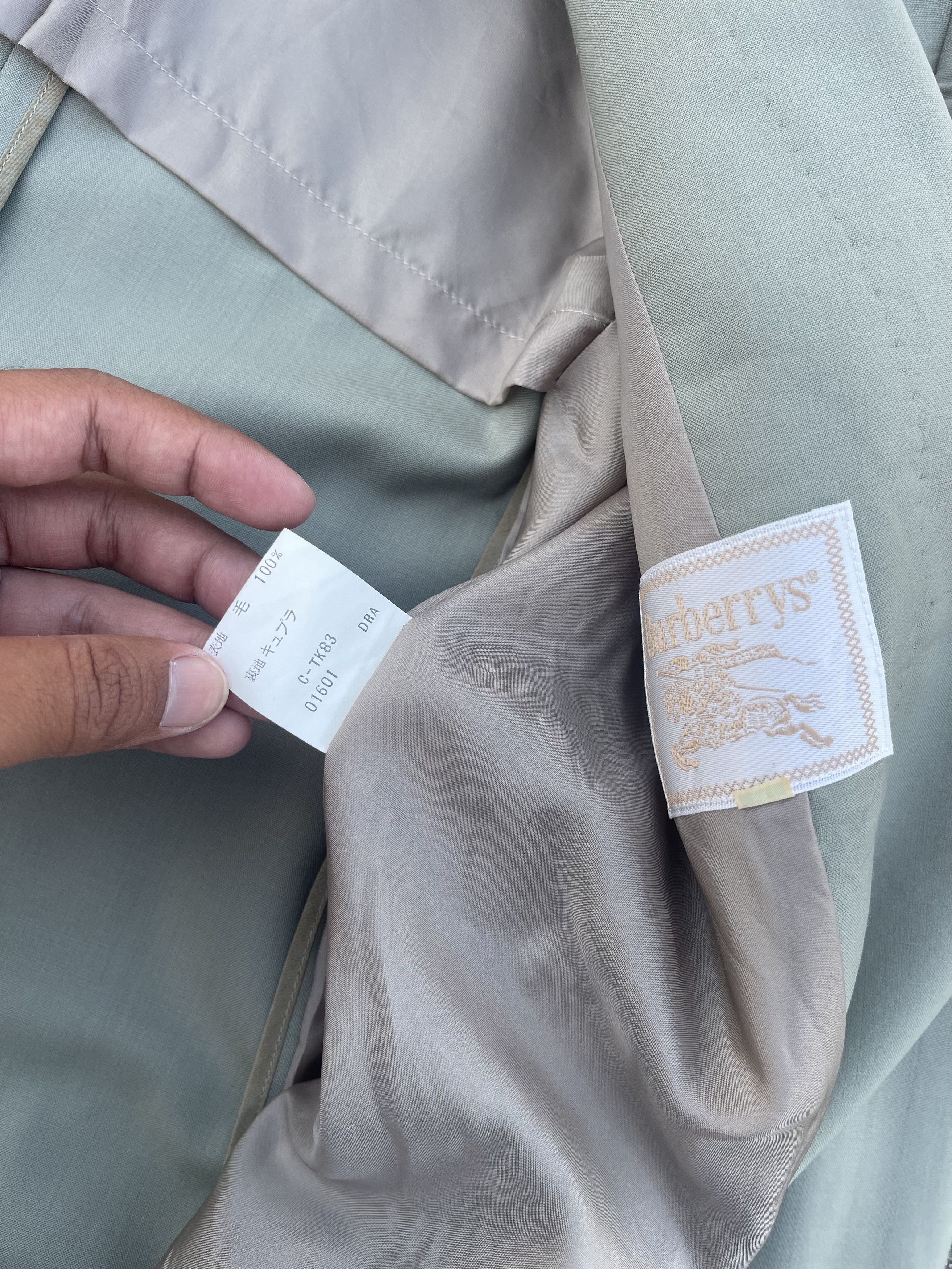 Burberry × Vintage Vtg Burberrys Blazer with Badge Size 34R - 10 Thumbnail