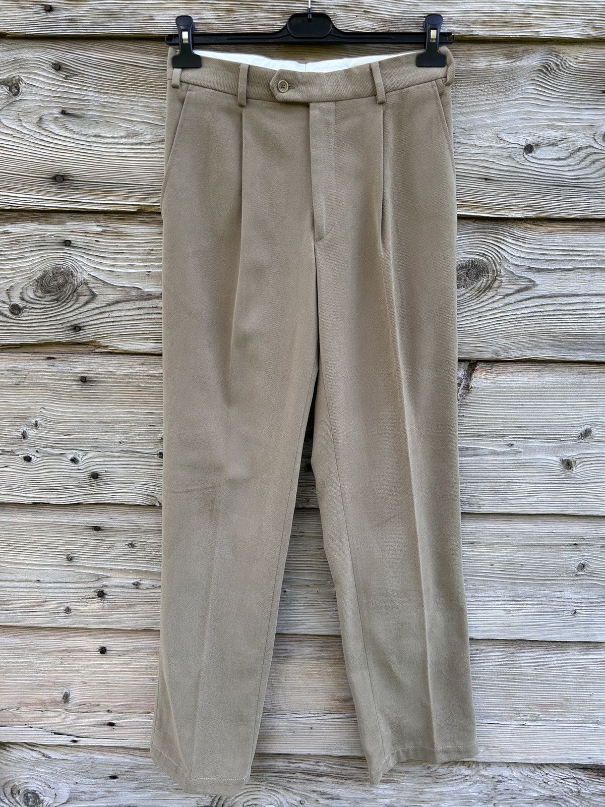 Balmain 90s Vintage Balmain Soft Material Pants Trousers Size US 34 / EU 50 - 1 Thumbnail