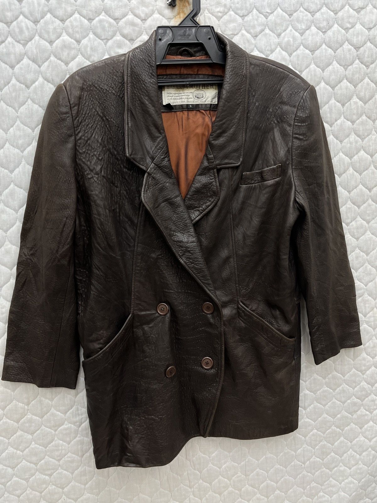 Japanese Brand 🔥🔥🔥ARCHIVE HARAJUKU MOTHER LEATHER JACKET Size M / US 6-8 / IT 42-44 - 3 Thumbnail