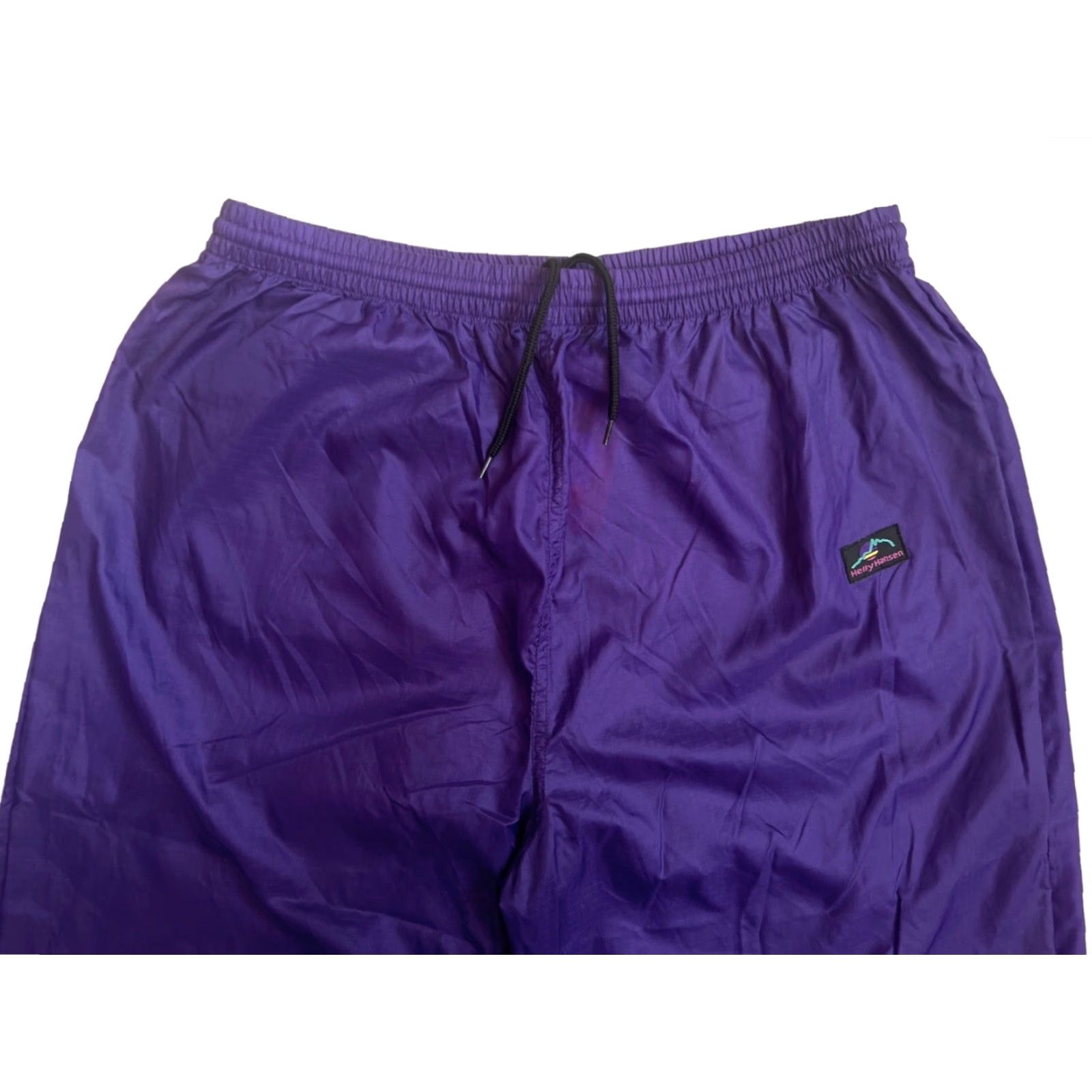 Helly Hansen VINTAGE Helly Hansen Windbreaker Hiking Pants Mens Large NWT 90s Purple Rain Pants 90s Mens Size US 33 - 4 Thumbnail