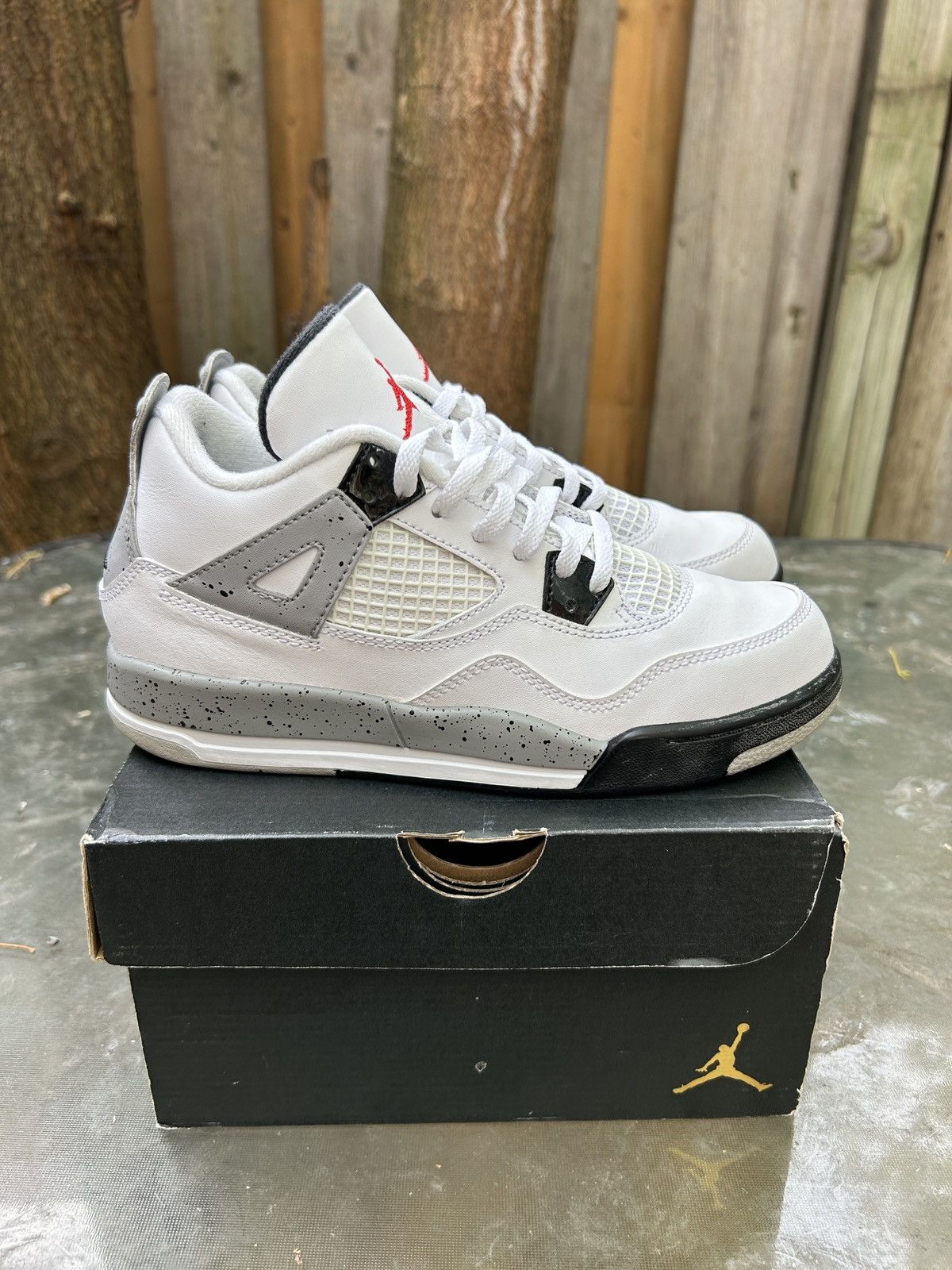 Air Jordan 4 White Cement PS
