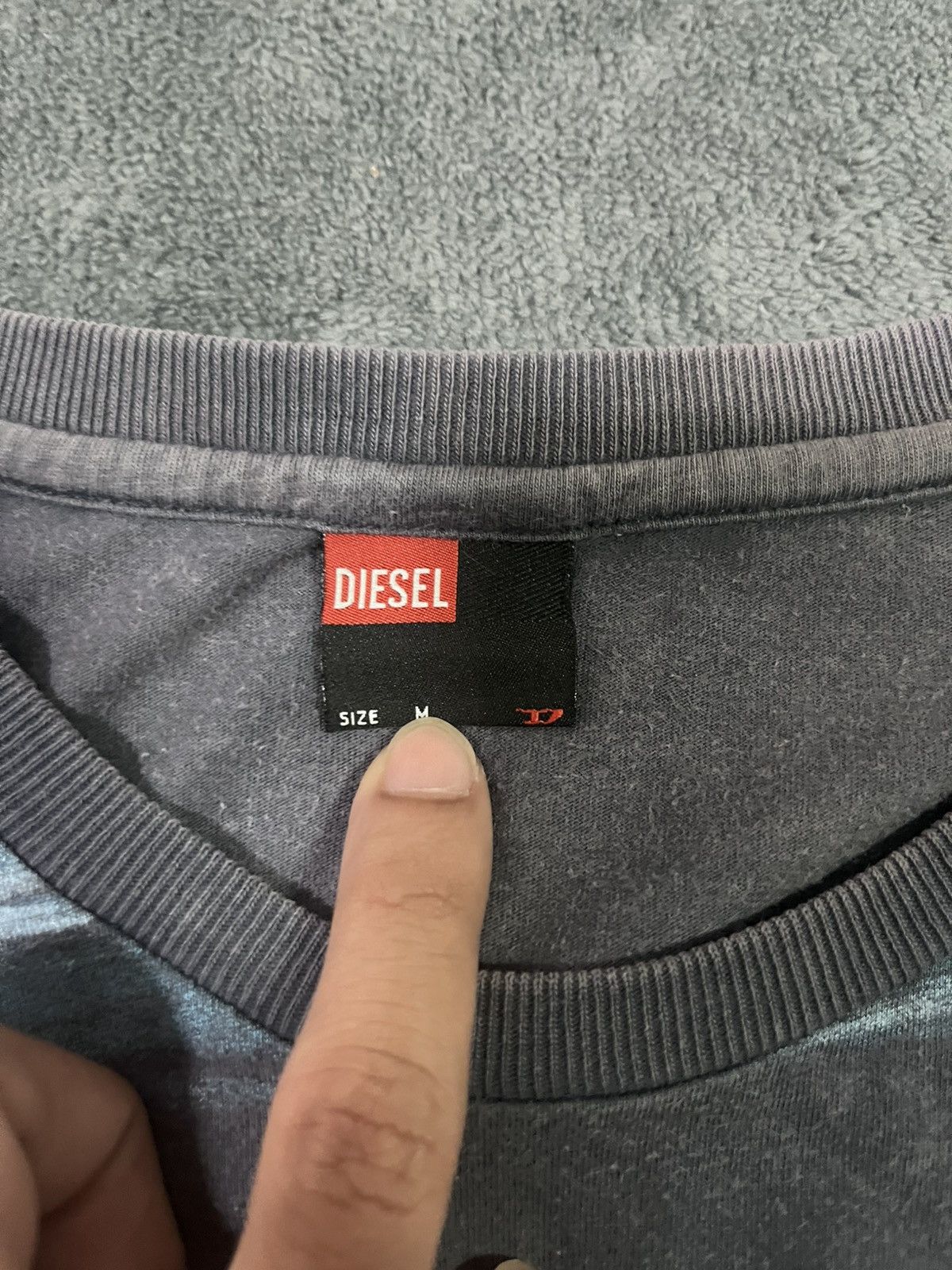 Diesel Diesel Graphic T-Shirt “GO / GREAT” Print Size US M / EU 48-50 / 2 - 3 Thumbnail