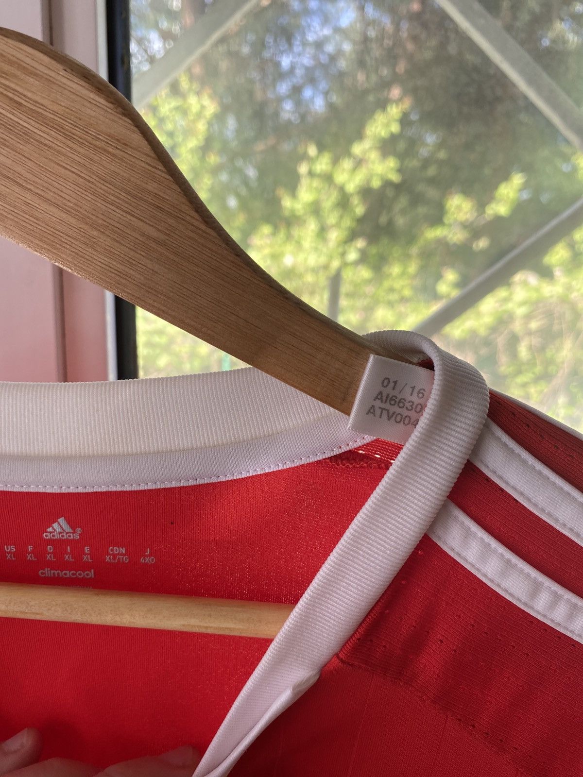 Adidas WALES NATIONAL TEAM 2016 HOME FOOTBALL ADIDAS TRIKOT Size US XL / EU 56 / 4 - 5 Thumbnail