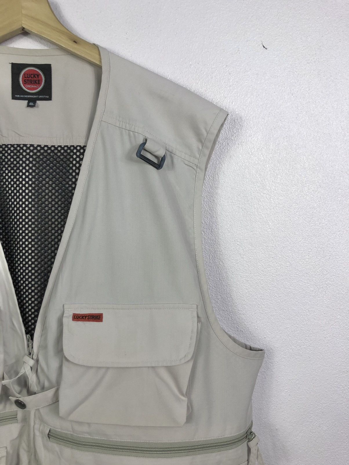 Other Vtg Lucky Strikes Utility Multipocket Outdoor Vest Jacket Size US XXL / EU 58 / 5 - 3 Thumbnail