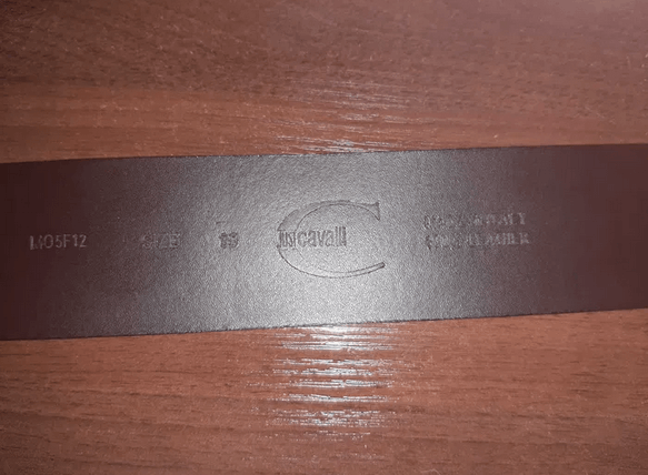 Just Cavalli Just cavalli brown genuine leather belt Size ONE SIZE - 5 Thumbnail