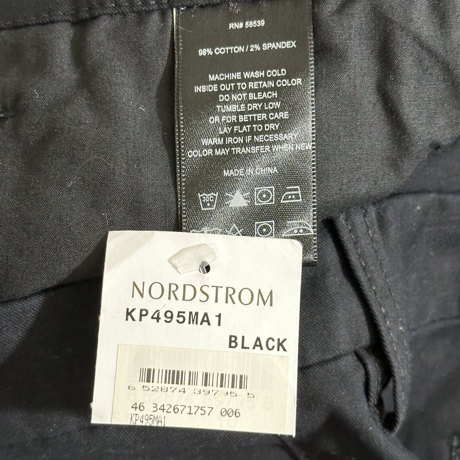 Other Kut From The Kloth 10 Black Straight Mid Rise Chino Pants Size 32" / US 10 / IT 46 - 6 Thumbnail