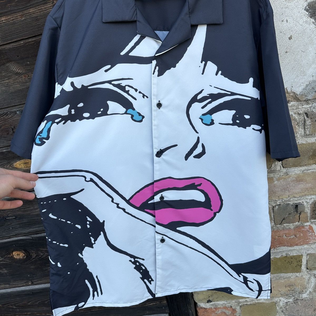 Market Chinatown Market Crying Shirt Button Up Art Streetwear XL Size US XL / EU 56 / 4 - 3 Thumbnail