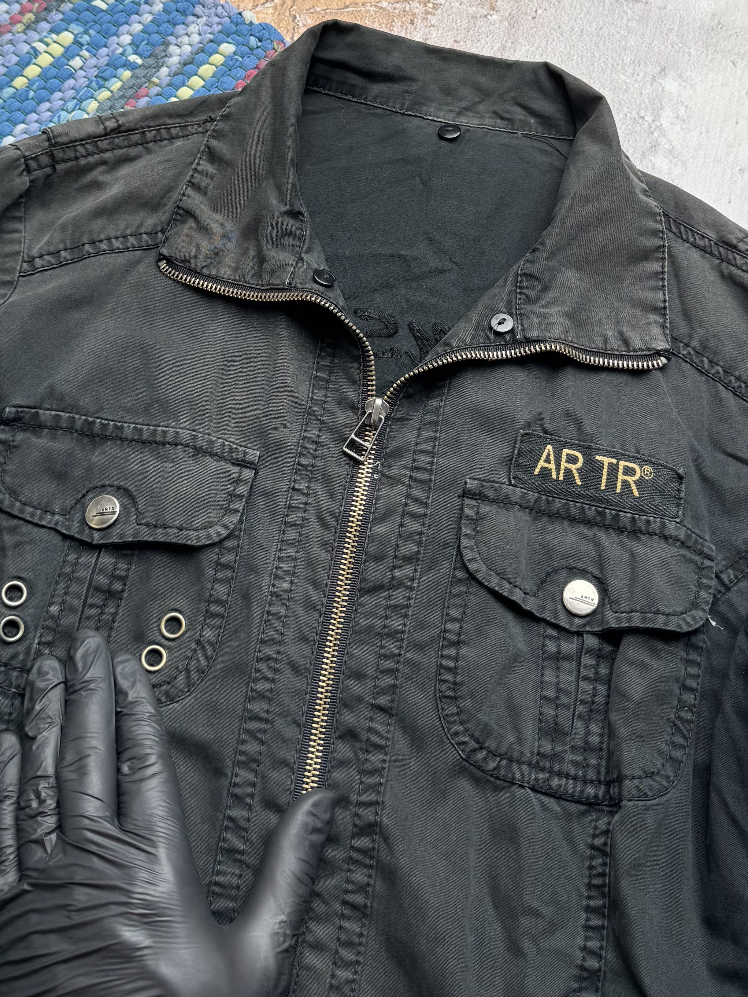 Vintage Vintage Utility Jacket Military Cargo Lightweight Outerwear Size L / US 10 / IT 46 - 5 Thumbnail
