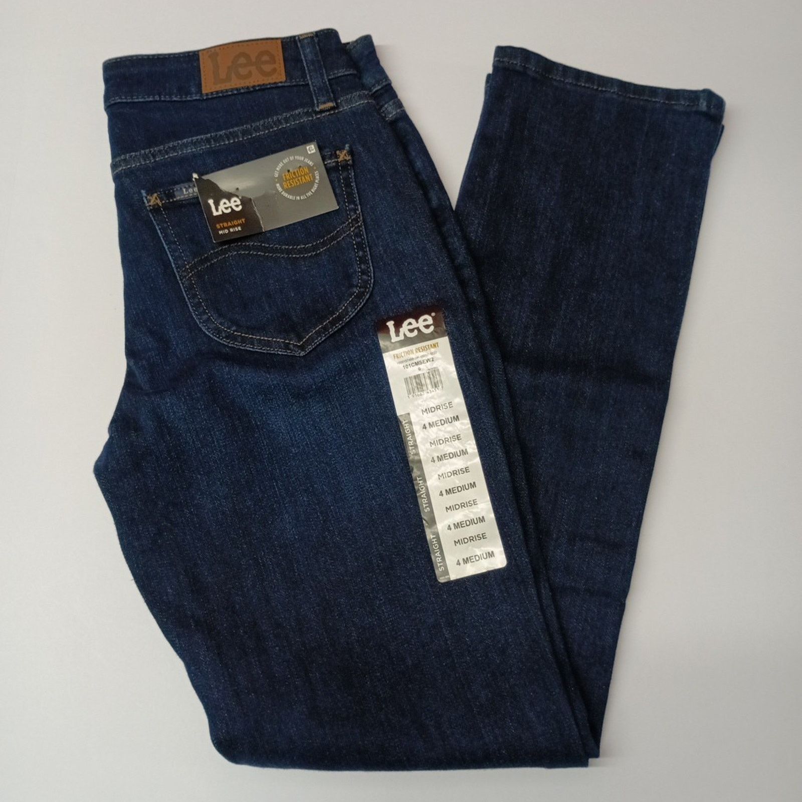 Lee Lee Straight Leg Jeans Women's 4 Medium Size 28x29 Blue Size 27" / US 4 / IT 40 - 1 Thumbnail