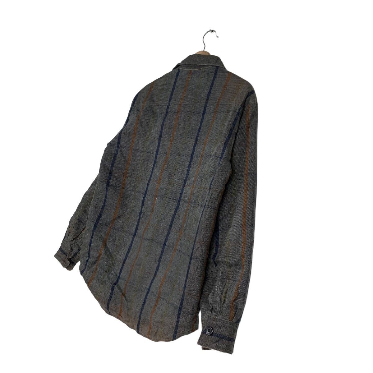 Japanese Brand MANUFACTURERS Button Jacket Flannel #0013-C1 Size US L / EU 52-54 / 3 - 10 Thumbnail