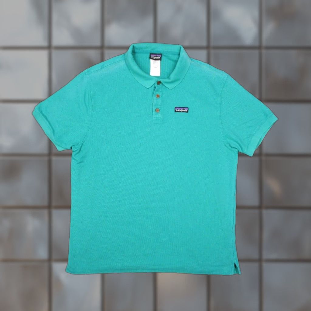 Patagonia Patagonia Shirt Mens Large Green Pique Polo Organic Cotton Sport Casual Golf Walking Size US L / EU 52-54 / 3 - 1 Thumbnail