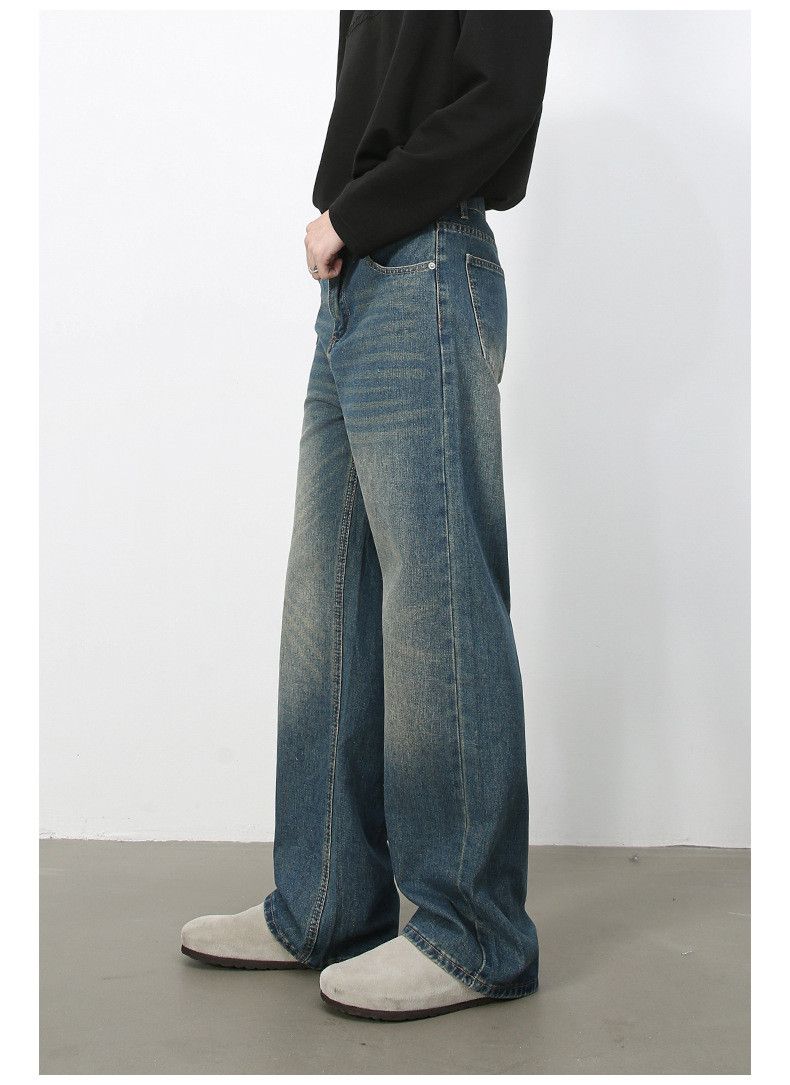 Japanese Brand × Jean Vintage blue American loose straight washed jeans y2k Size US 32 / EU 48 - 4 Thumbnail