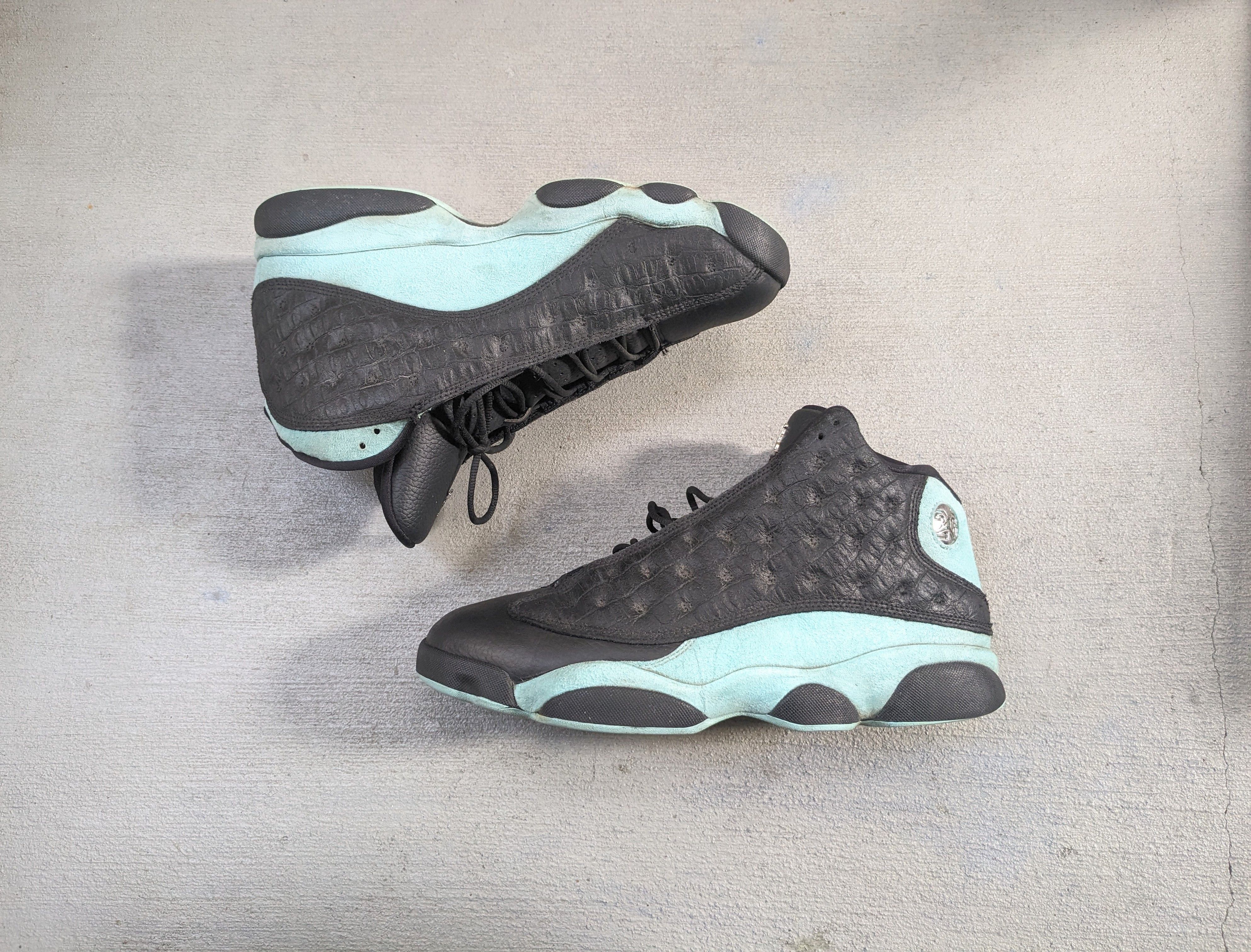 Jordan Brand Nike Air Jordan 13 Retro Black Island Green 11.5 414571-030 Size US 11.5 / EU 44-45 - 1 Thumbnail