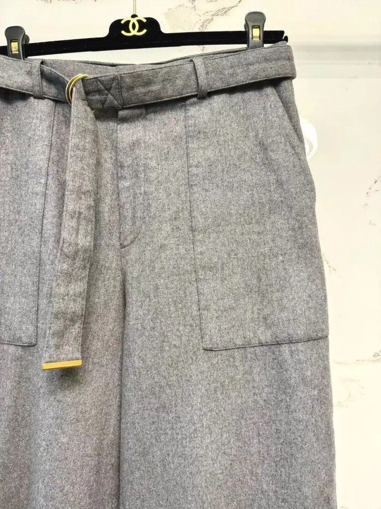 Celine Celine 23AW Belt Attached Wool Trouser Size US 30 / EU 46 - 2 Thumbnail
