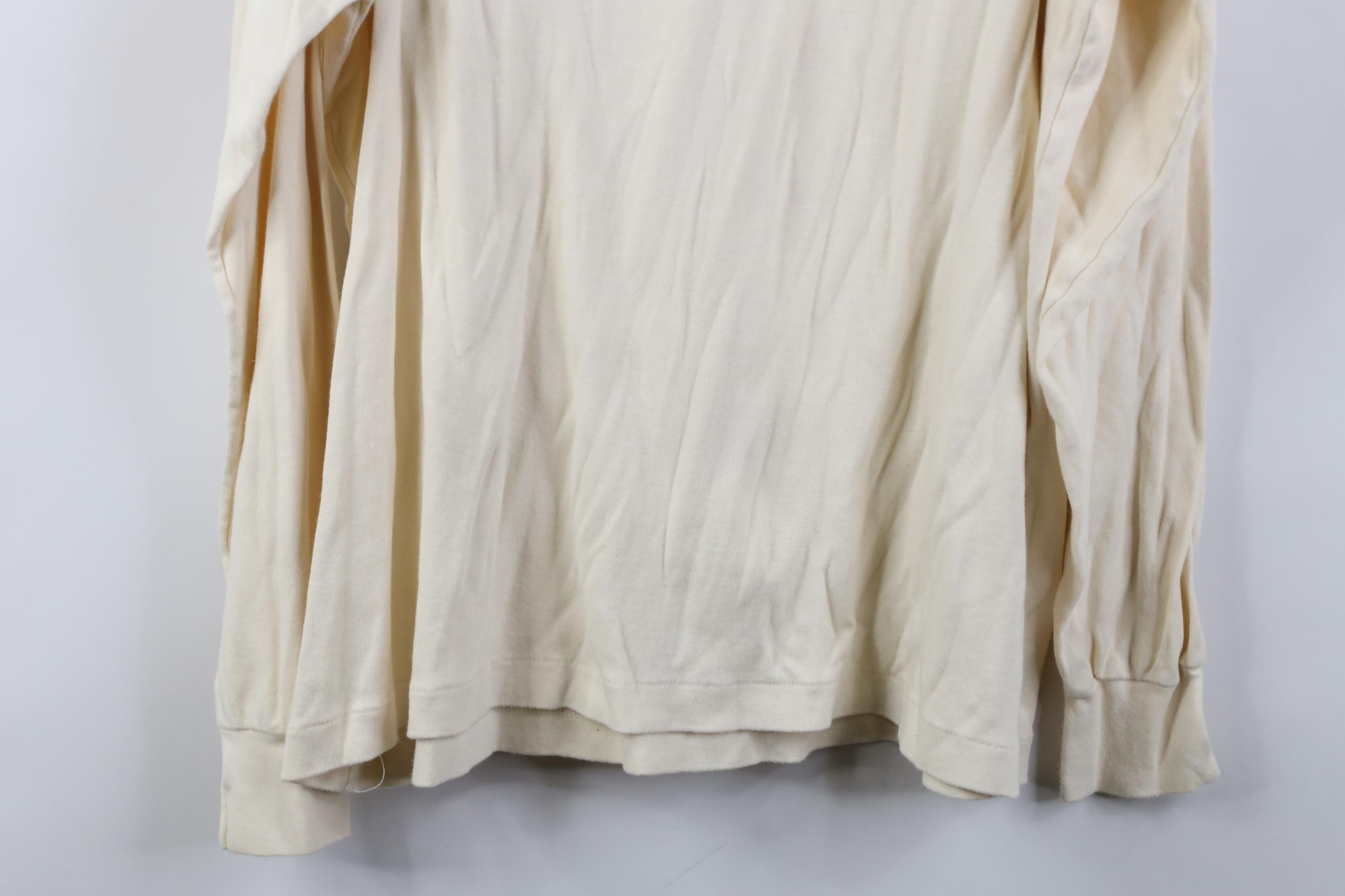 Vintage Vintage 90s Streetwear Turtleneck T-Shirt Pale Cotton USA Size US L / EU 52-54 / 3 - 11 Thumbnail