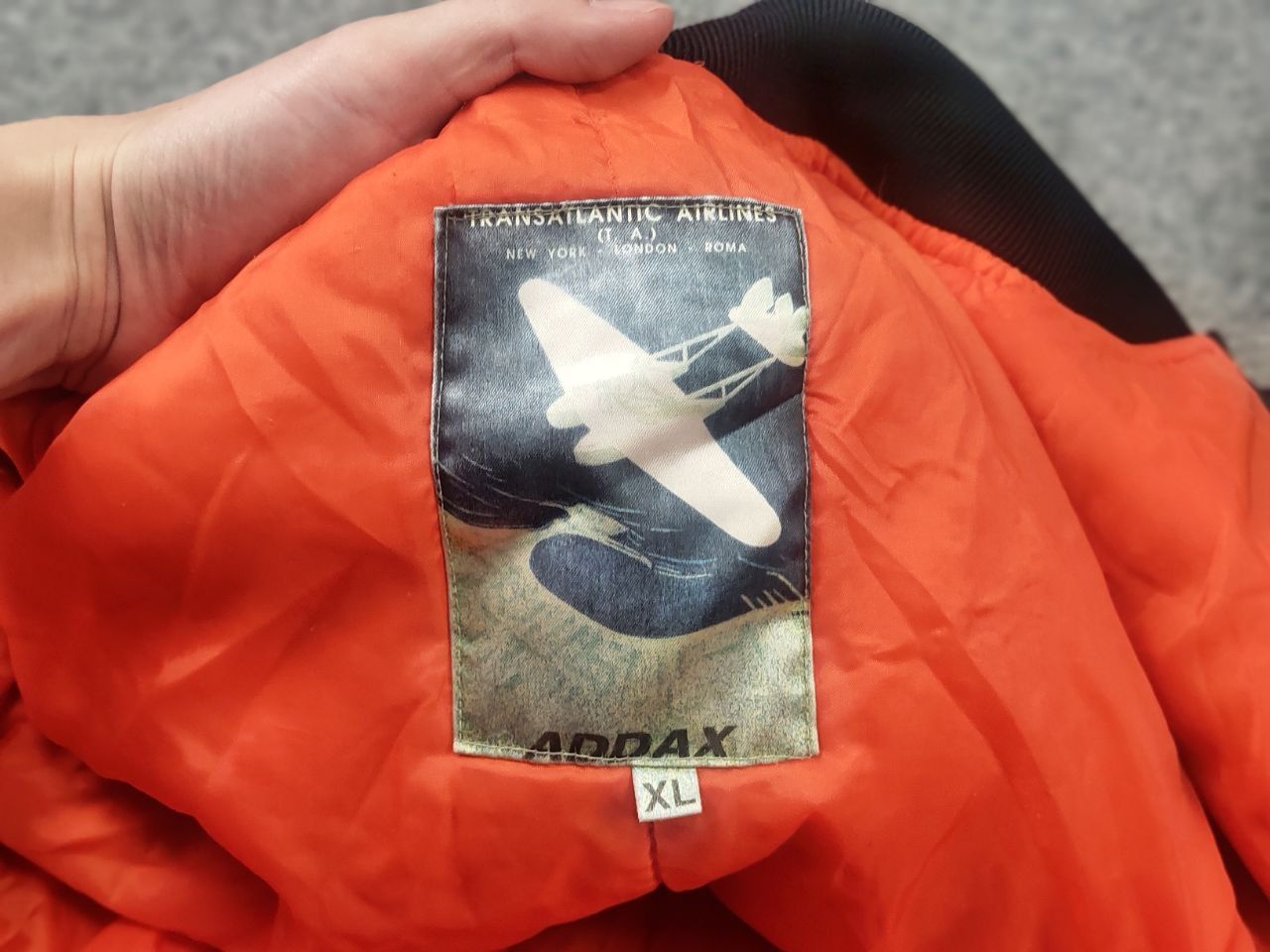 Vintage Vintage 90's MA 1 Intermediate Full Zip Black Bomber Jacket Size US XL / EU 56 / 4 - 11 Thumbnail