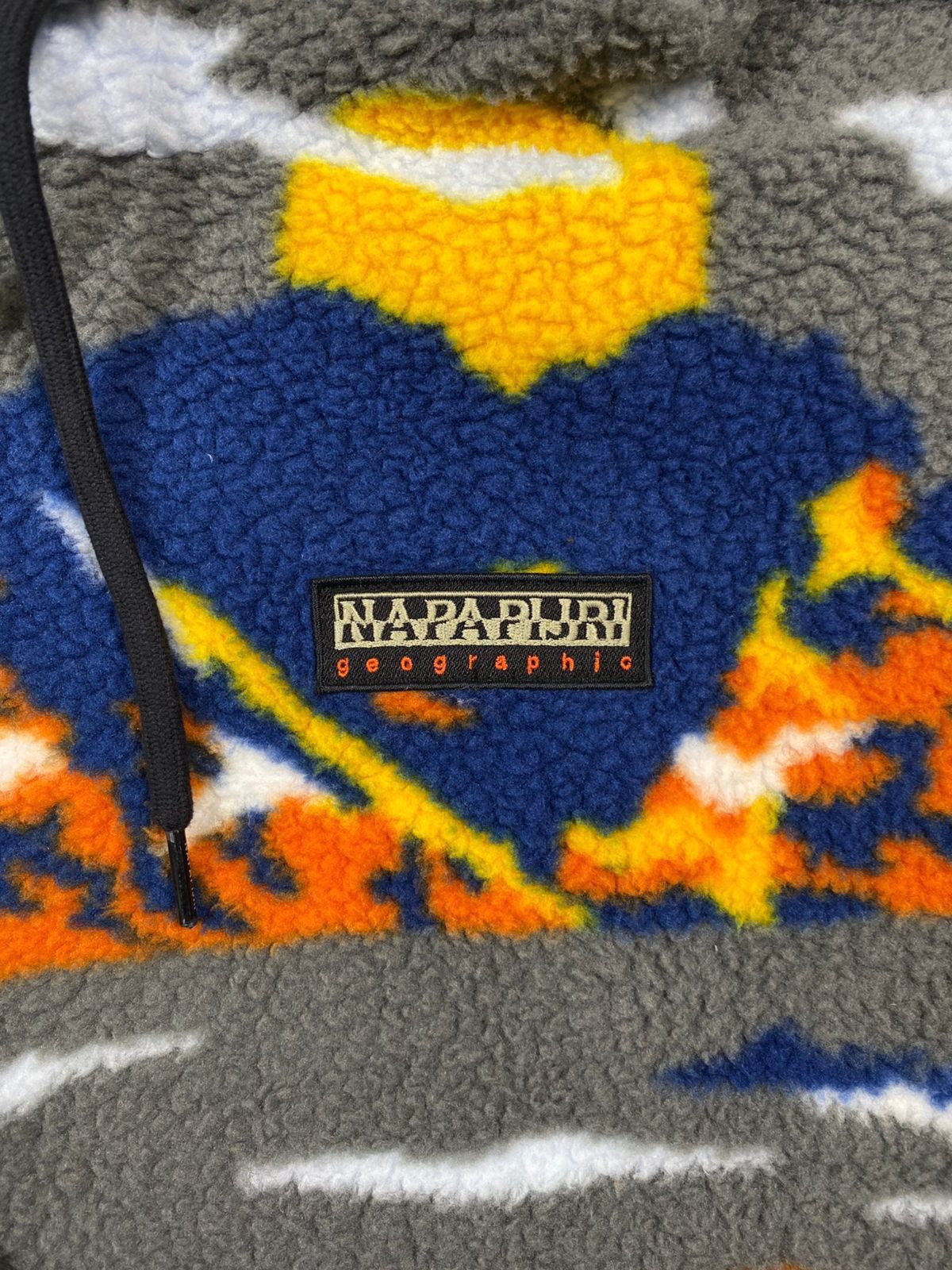 Napapijri Fleece hoodie napapijri AOP Size US L / EU 52-54 / 3 - 2 Thumbnail