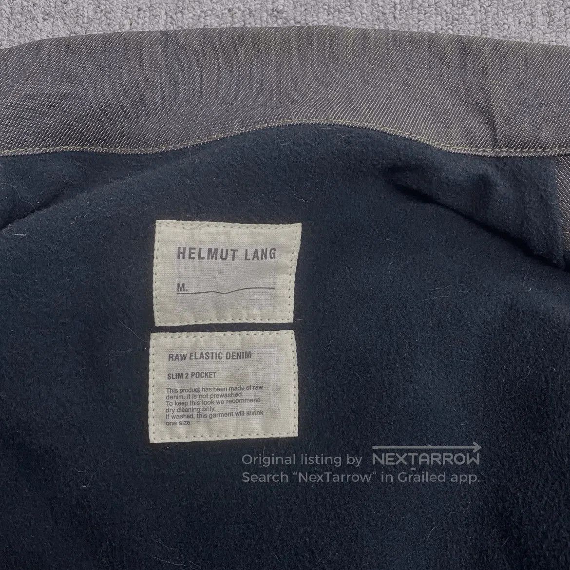 Helmut Lang Sz 46 Helmut Lang 98SS Extra Layer Classic Denim Jacket. Size US S / EU 44-46 / 1 - 4 Thumbnail
