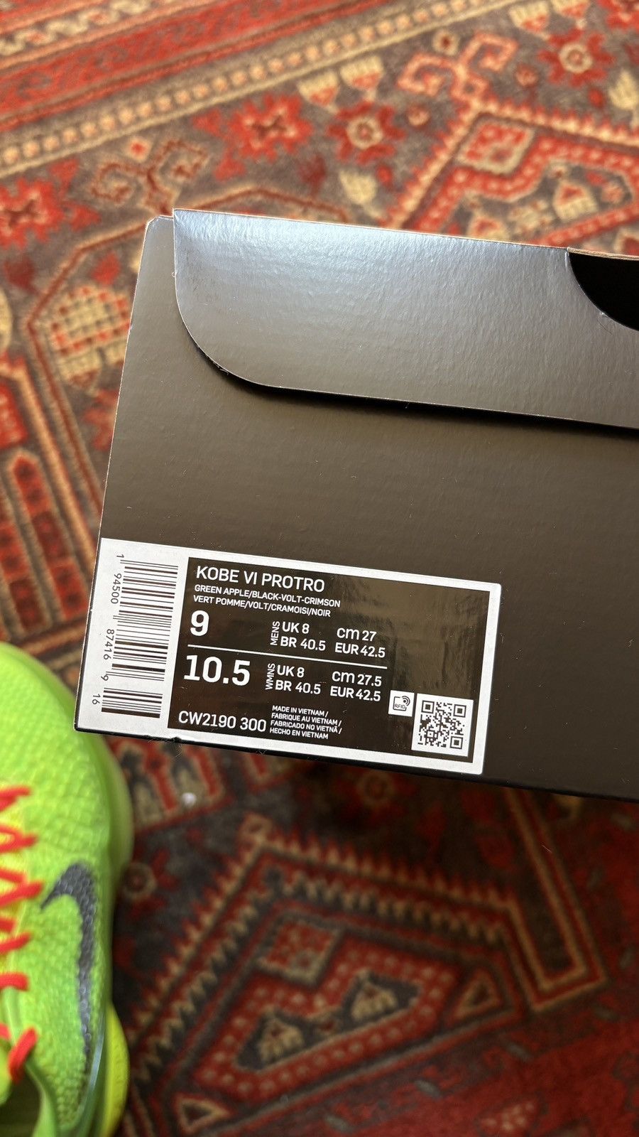 Nike Nike Kobe 6 Grinch (2020) Size US 9 / EU 42 - 9 Thumbnail