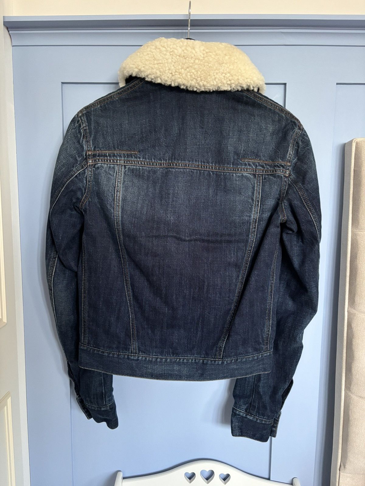 Dior FW14 Denim Trucker Jacket - Sherpa Collar Size US S / EU 44-46 / 1 - 3 Thumbnail
