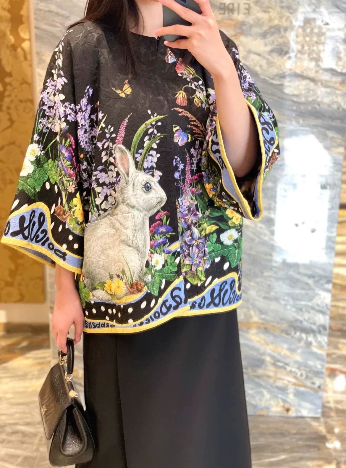 Dolce & Gabbana Dolce Gabbana Year of Rabbit Coat Size XS / US 0-2 / IT 36-38 - 1 Thumbnail