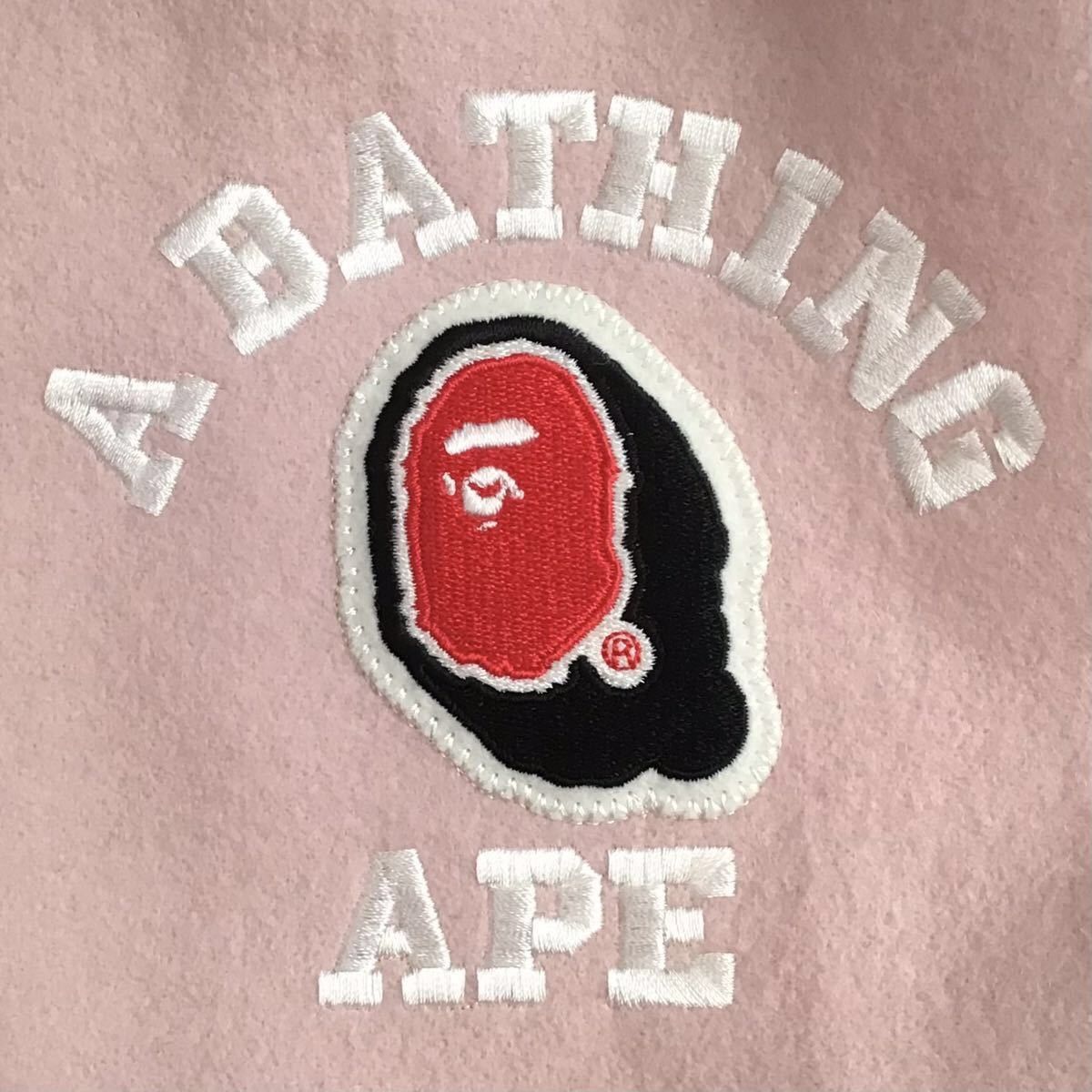 Bape × Nigo NFS Exclusive Sleeve Leather varsity jacket BAPE ape NIGO Size S / US 4 / IT 40 - 4 Thumbnail