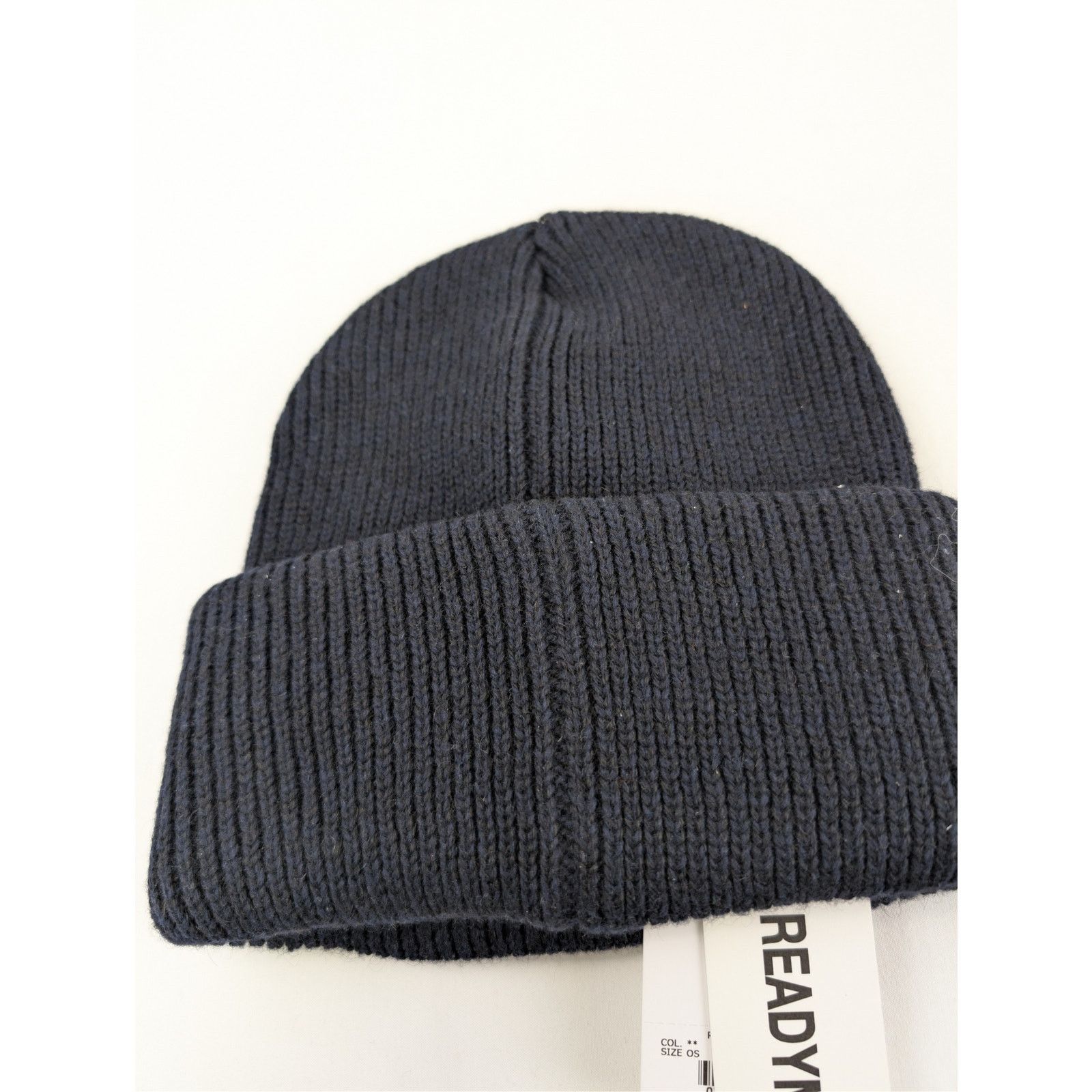 READYMADE o1rshd1 Size: OS / Recycled Wool Knit Beanie Cap / Hat Black Size ONE SIZE - 7 Thumbnail