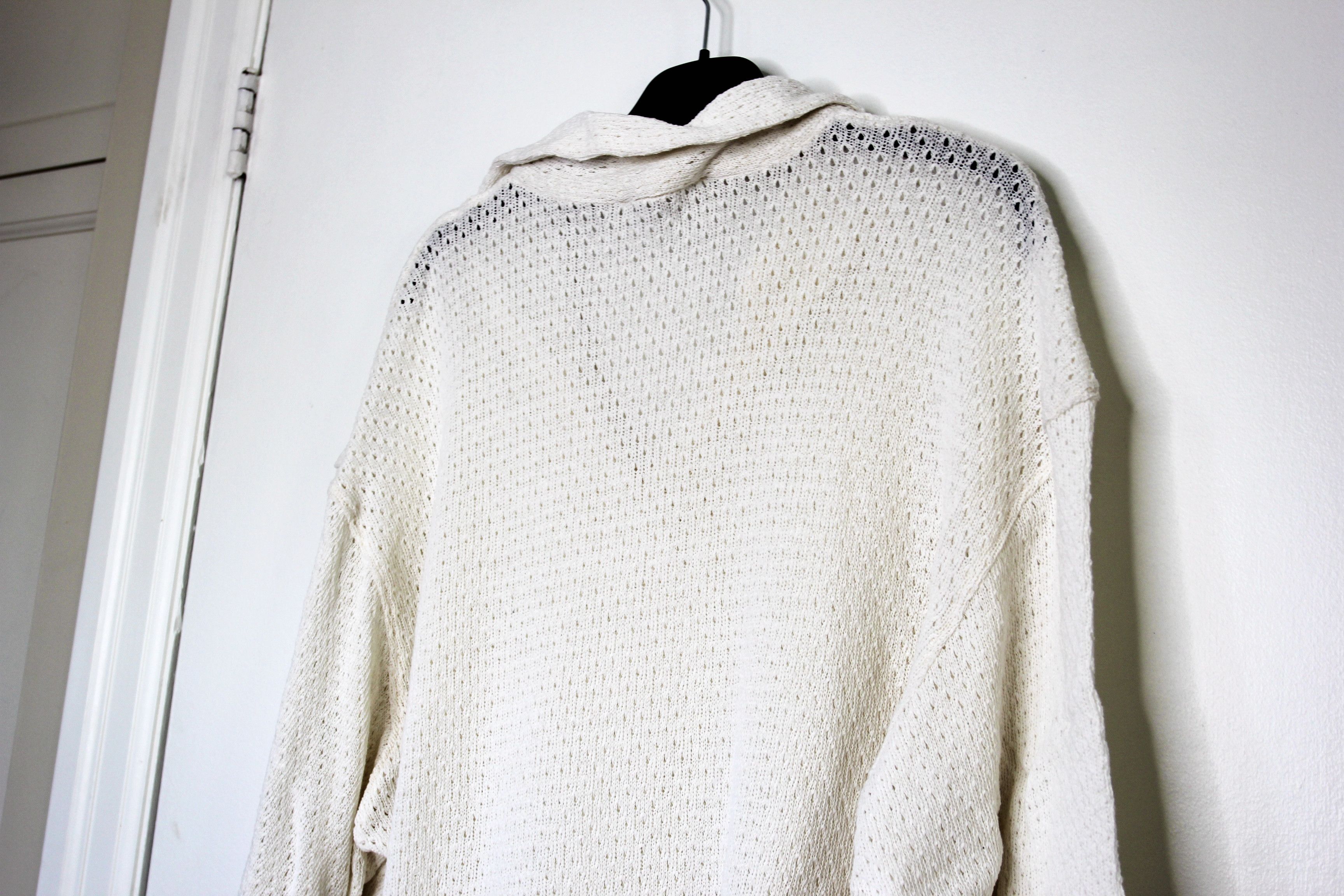 Other BNWT SS25 I'M BRIAN OPENWORK KNIT JOHNNY COLLAR POLO L Size US L / EU 52-54 / 3 - 6 Thumbnail