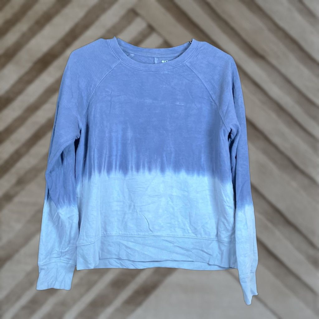 Athleta Athleta Womens Sweatshirt Purple Ombre Crew Neck Pullover Cotton Blend XS Size XS / US 0-2 / IT 36-38 - 1 Thumbnail