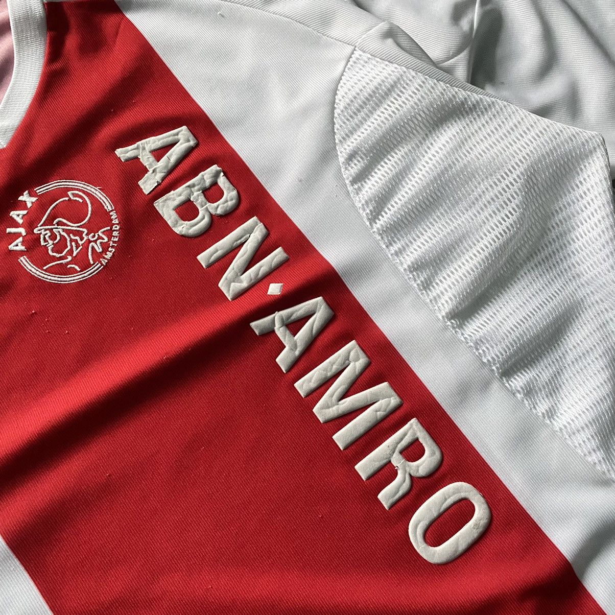 Adidas 2003 Adidas Ajax Blockcore Soccer Jersey Shirt Size US XXL / EU 58 / 5 - 5 Thumbnail