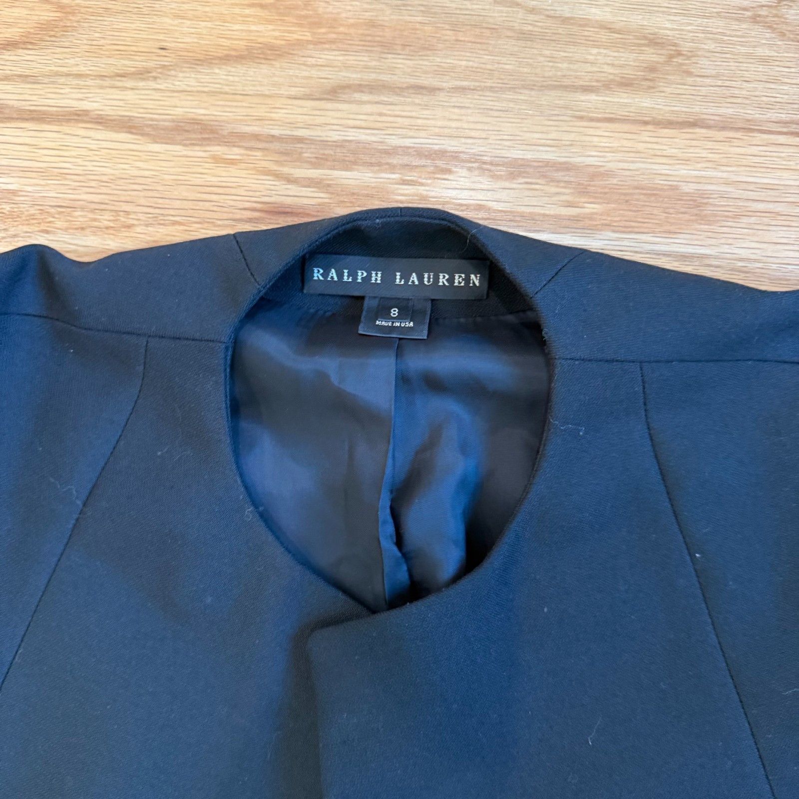 Ralph Lauren Black Label Ralph Lauren Black Label Wool Magnetic Collarless Overcoat Size M / US 6-8 / IT 42-44 - 6 Thumbnail