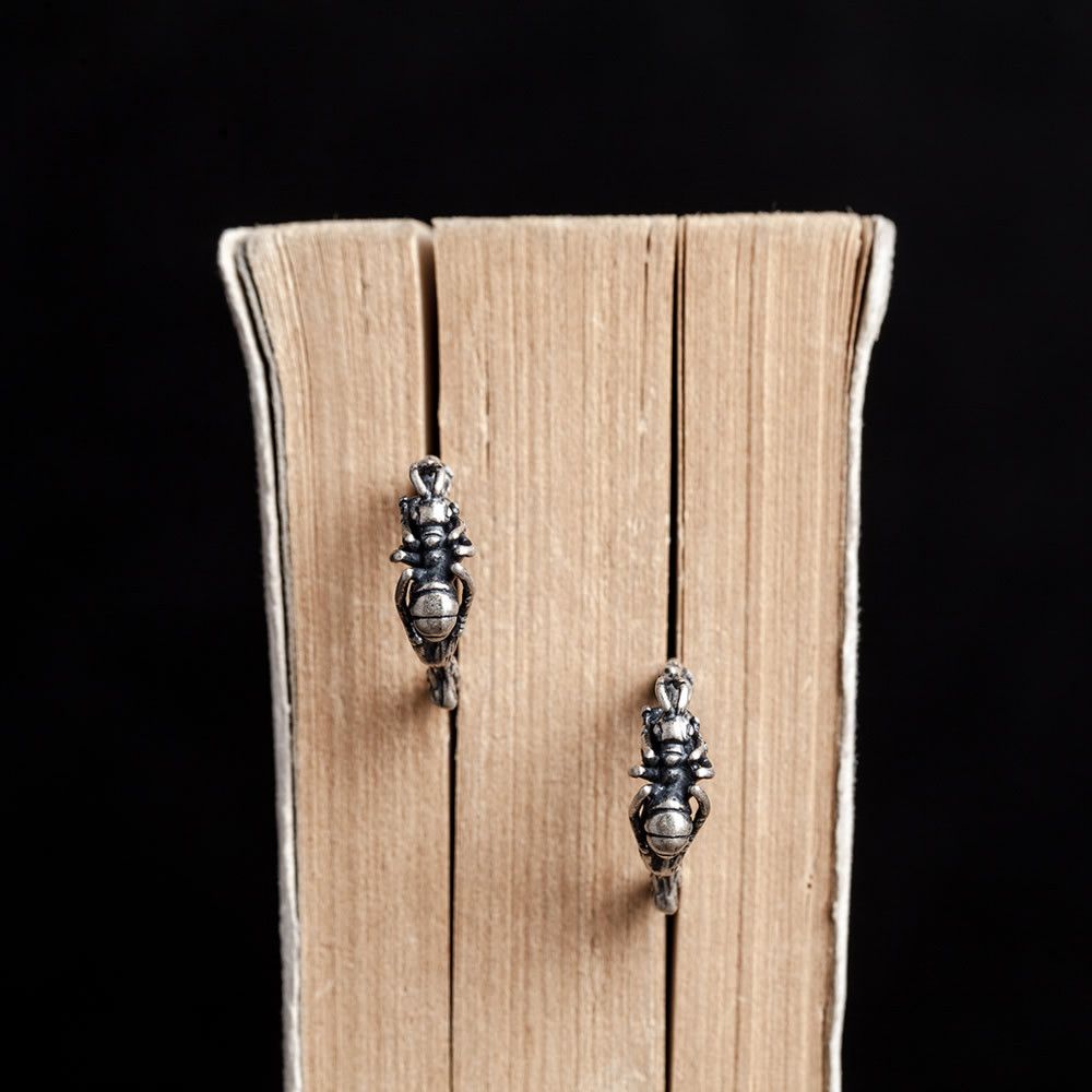 Jewelry Ant Vibe Earrings One Pairs Chrome Jewelry Size ONE SIZE - 4 Thumbnail