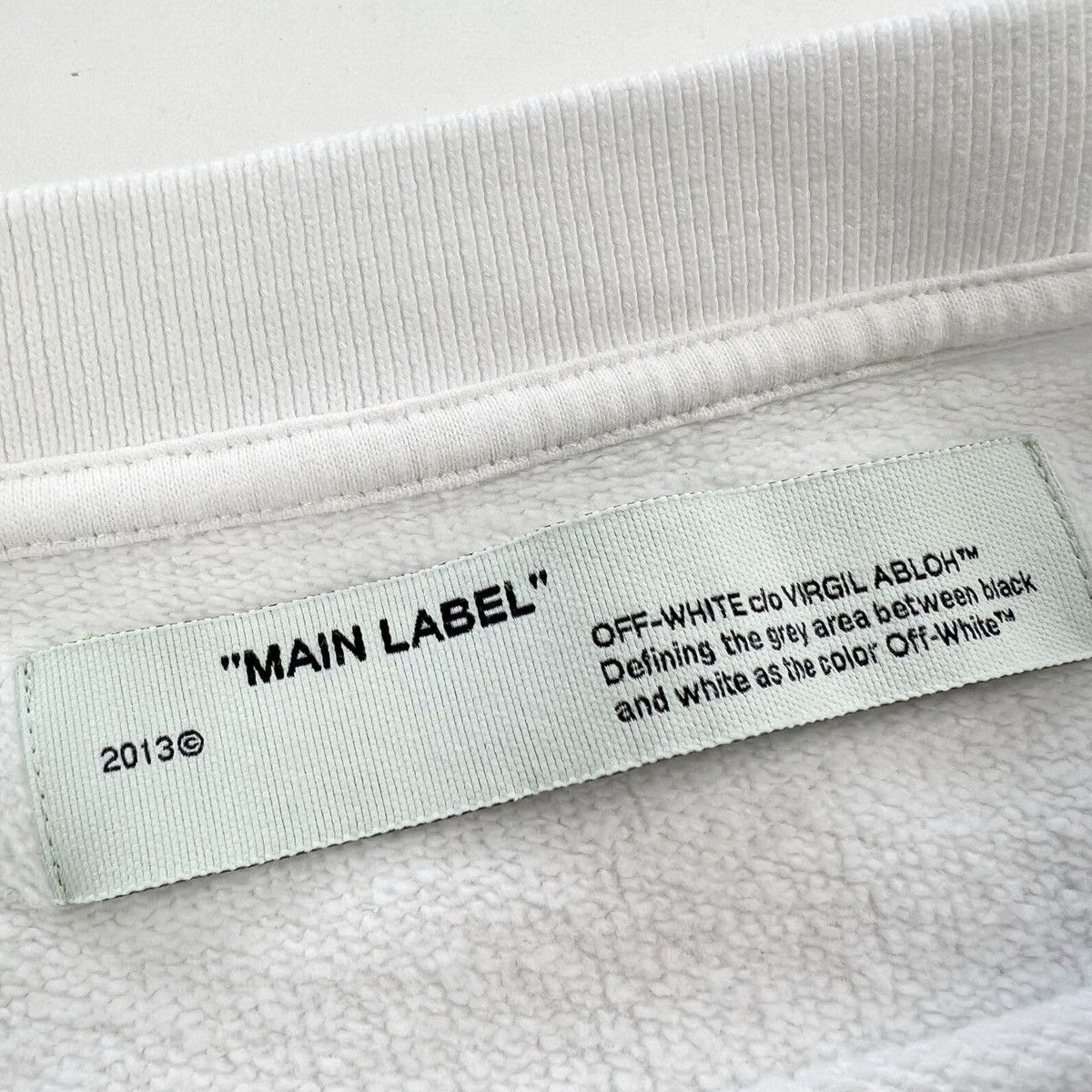 Off-White Off-White Rationalism White Sweatshirt Size US XL / EU 56 / 4 - 5 Thumbnail