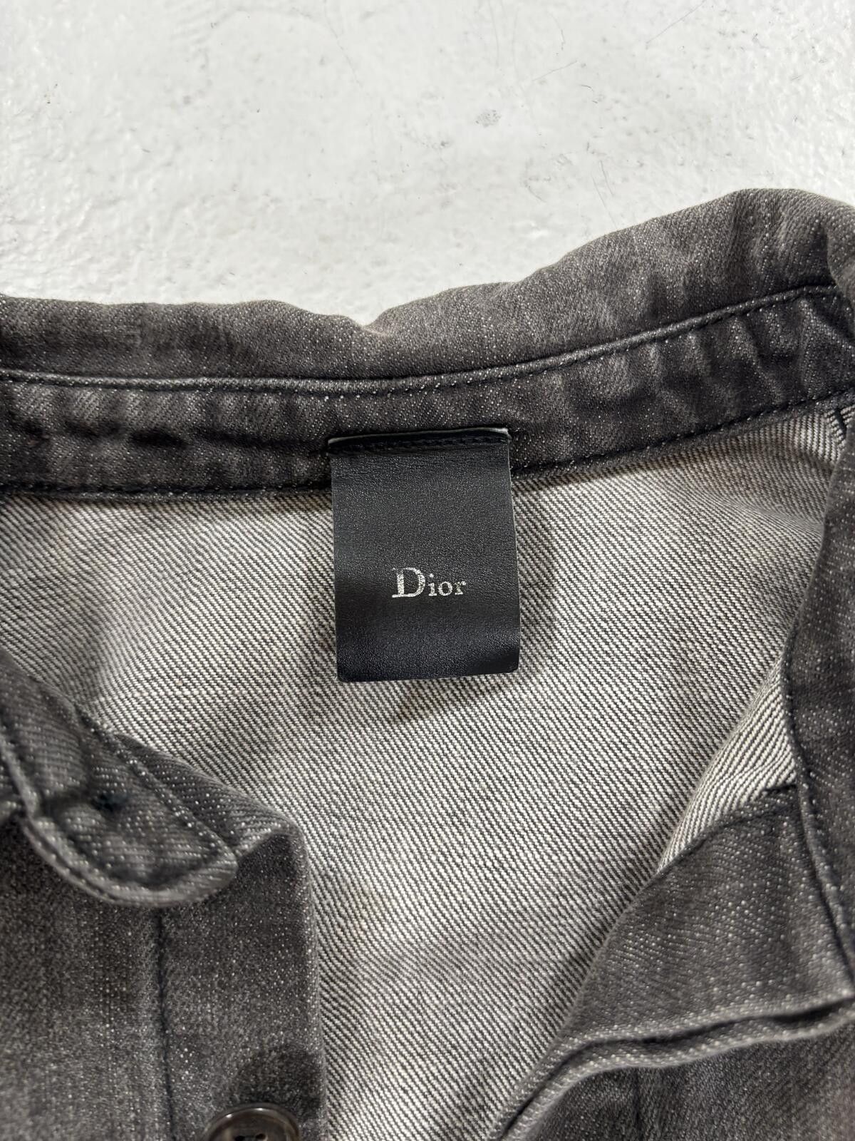 Dior Dior Homme SS03 "Follow Me" Sun Faded Denim Jacket Size US S / EU 44-46 / 1 - 6 Thumbnail